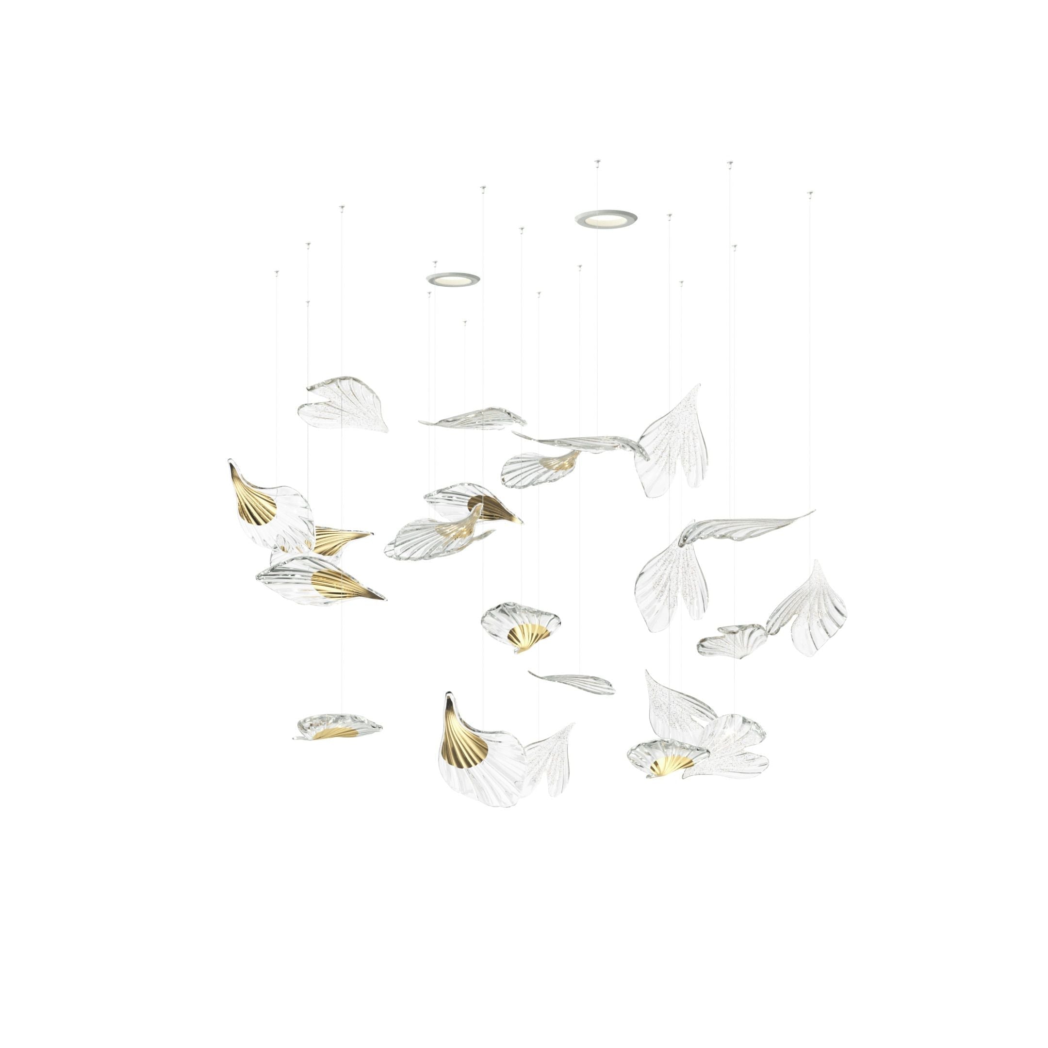 Asorus Artistic Leaf-Shape Chandelier - Letslighting