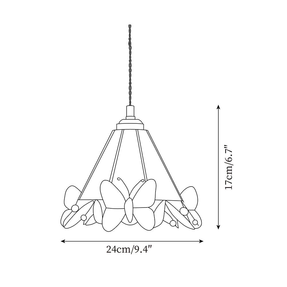 Briandy Tiffany Pendant Light Glass - Letslighting