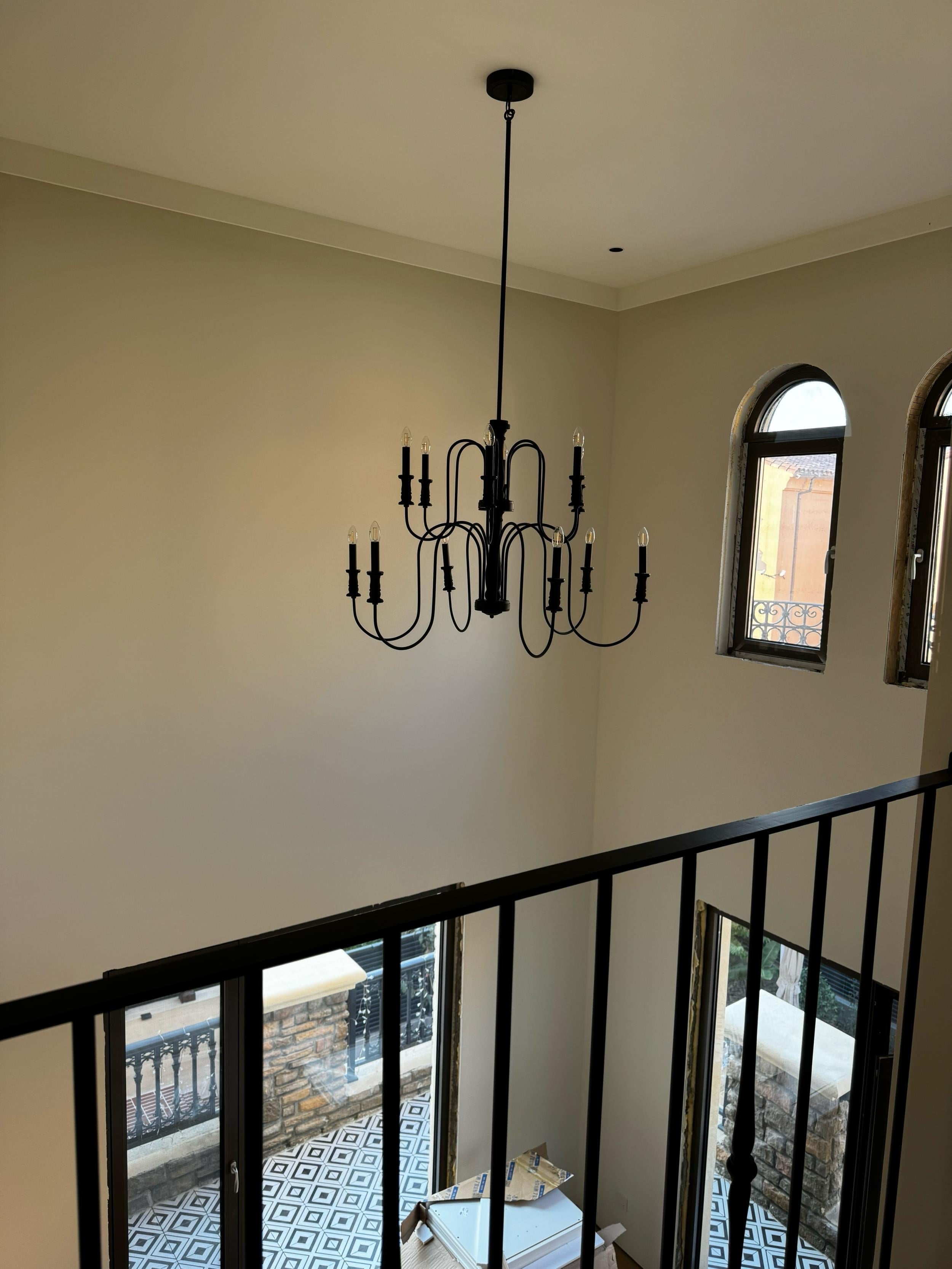 Volo Postmodern Luxury Wooden Metal Chandelier - Lamp Copper