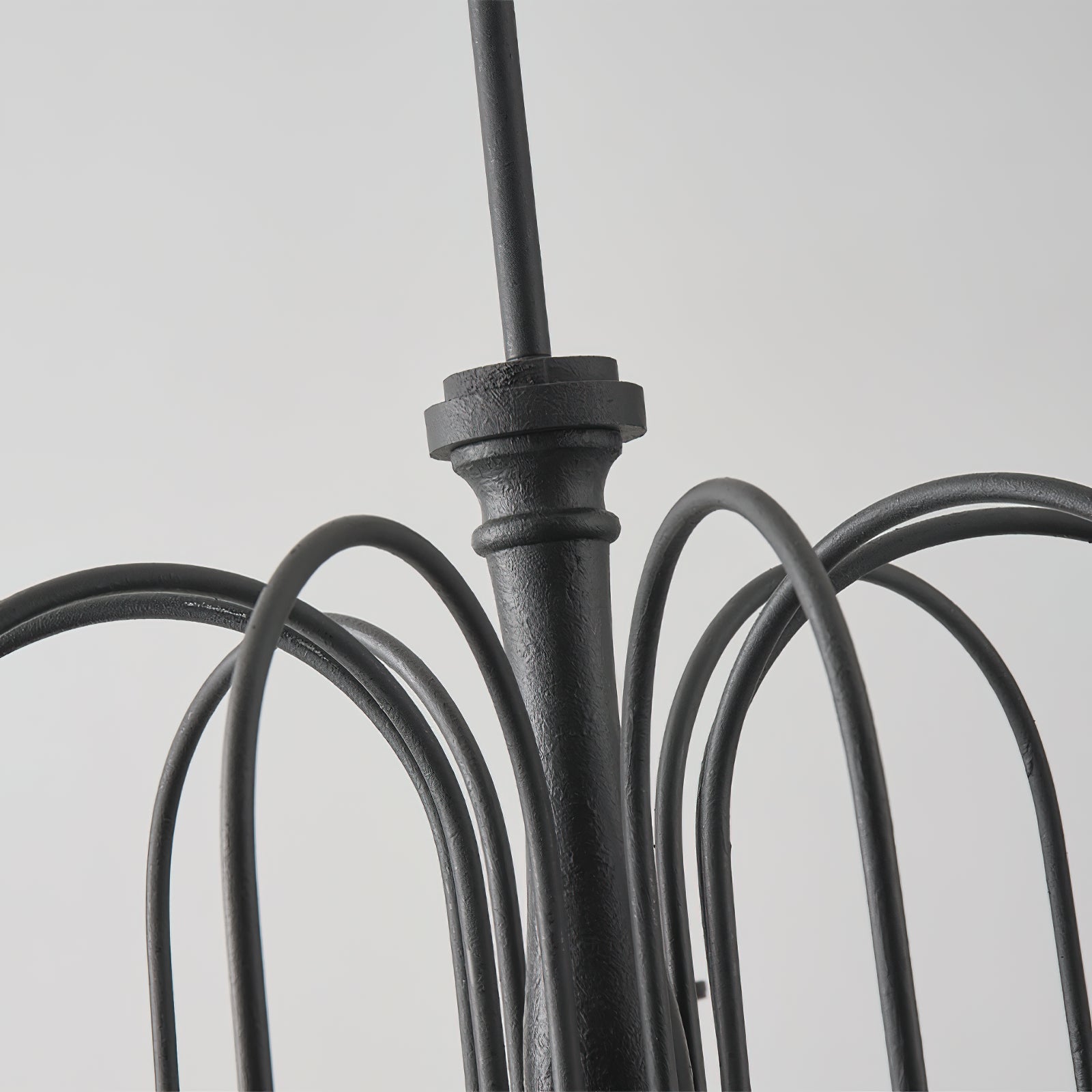 Volo Postmodern Luxury Wooden Metal Chandelier - Lamp Copper