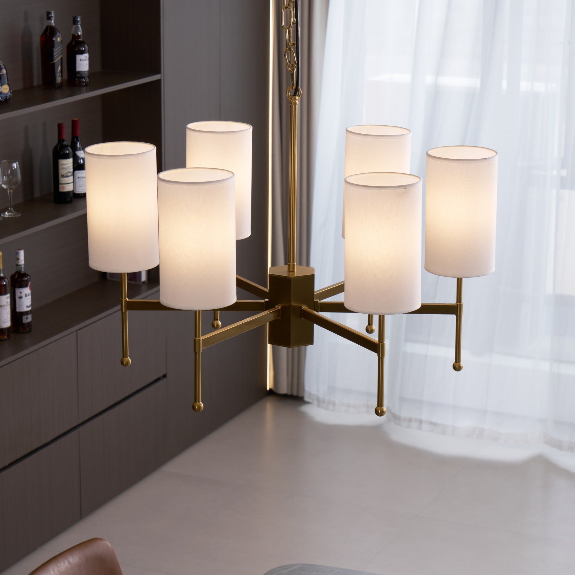 Brilliancess Brass Chandelier - Letslighting