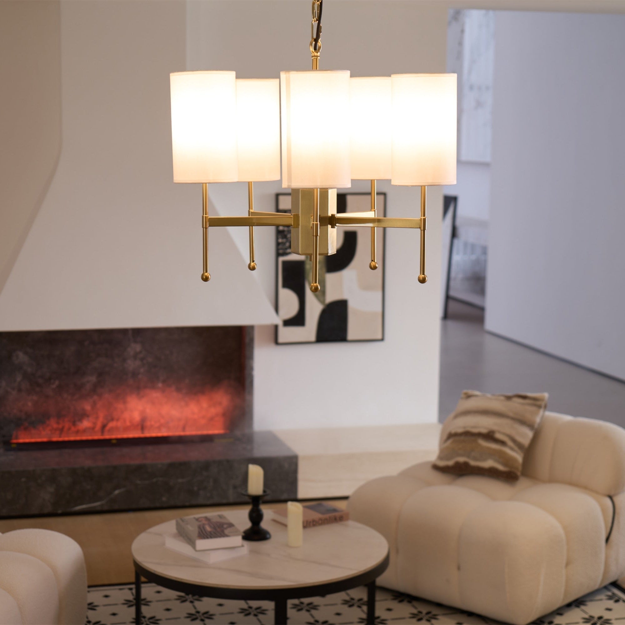 Brilliancess Brass Chandelier - Letslighting