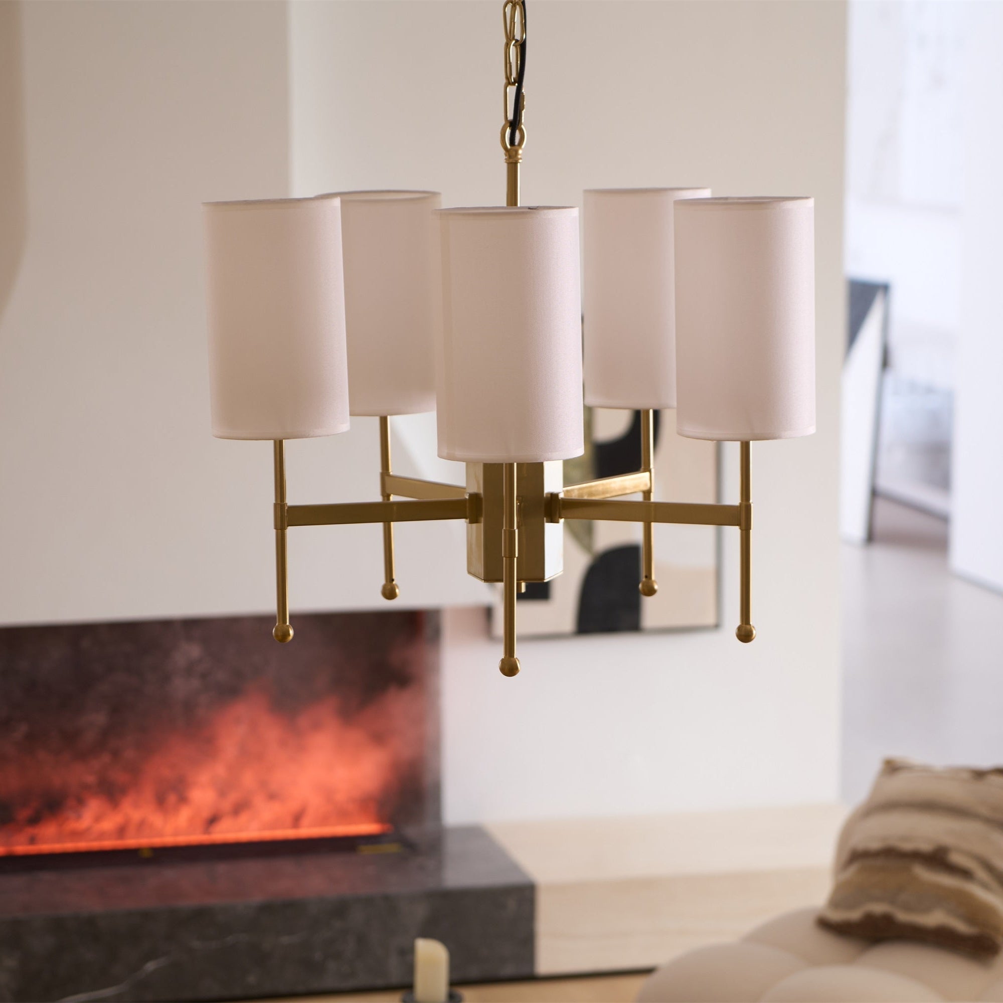 Brilliancess Brass Chandelier - Letslighting