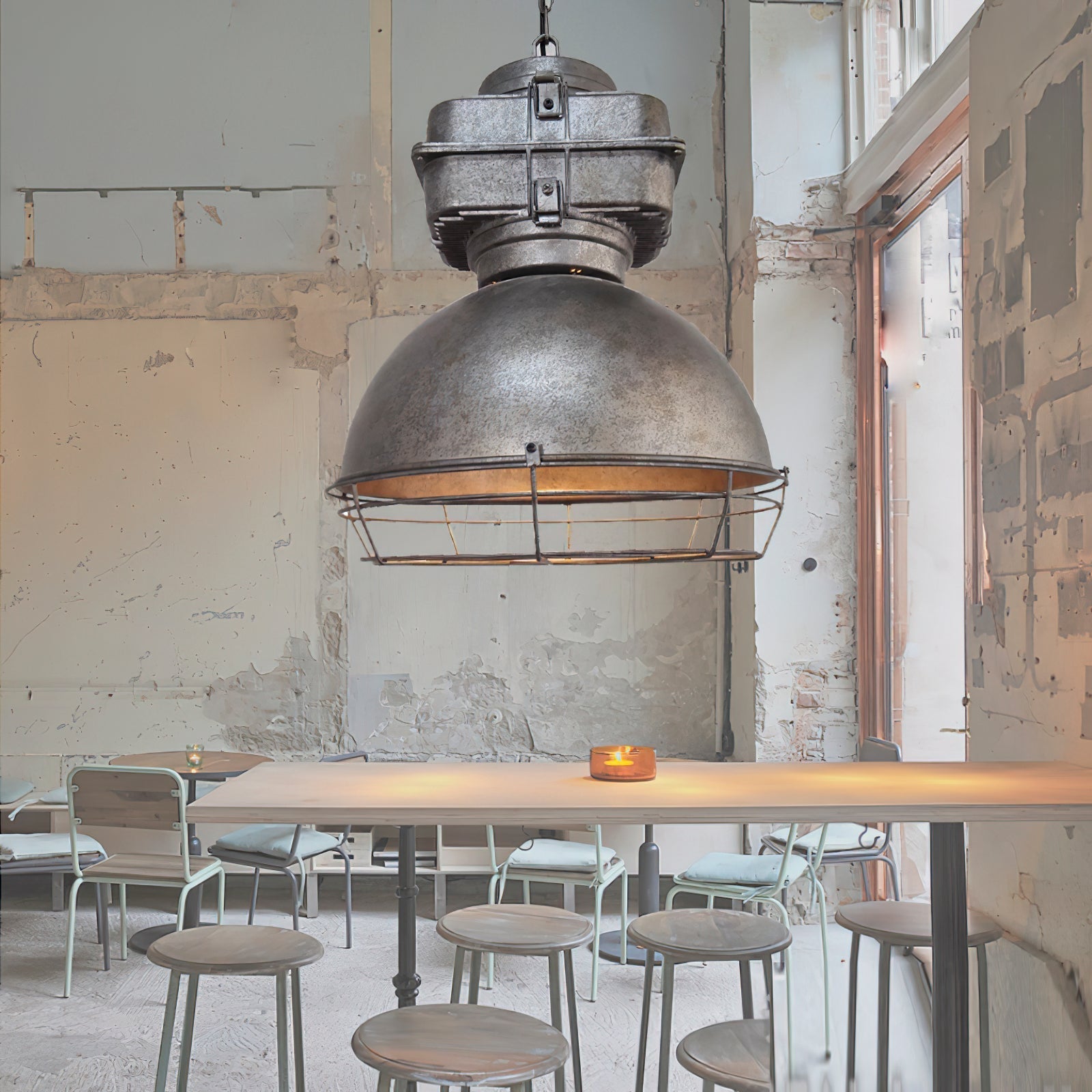Astra Vintage Industrial Brilliant Metal Pendant Light - Lamp Copper
