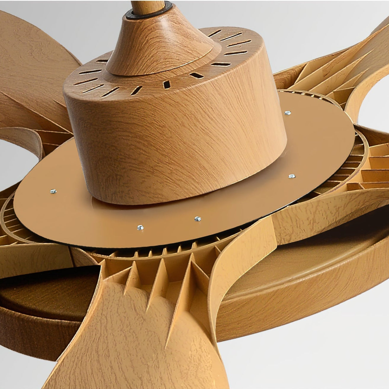 Nielsen Ventilador de Techo con luz 52″ Color Madera