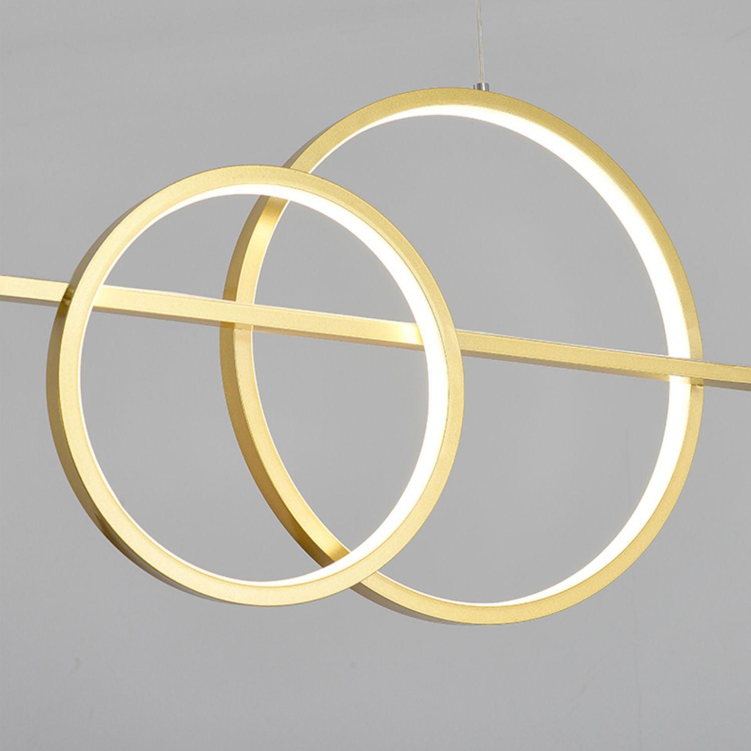 Brooklyn Double Circle Chandelier - Letslighting