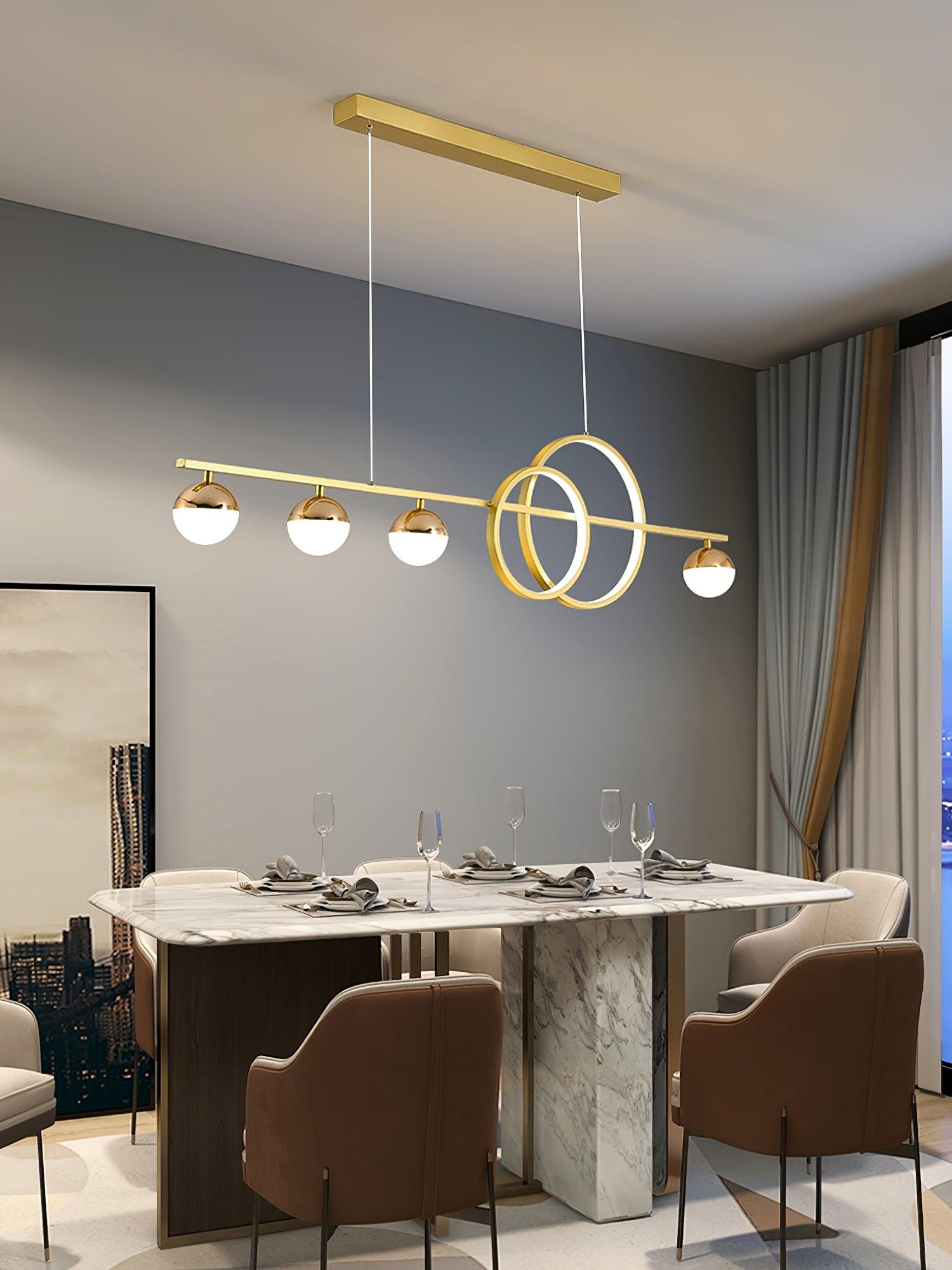 Brooklyn Double Circle Chandelier - Letslighting