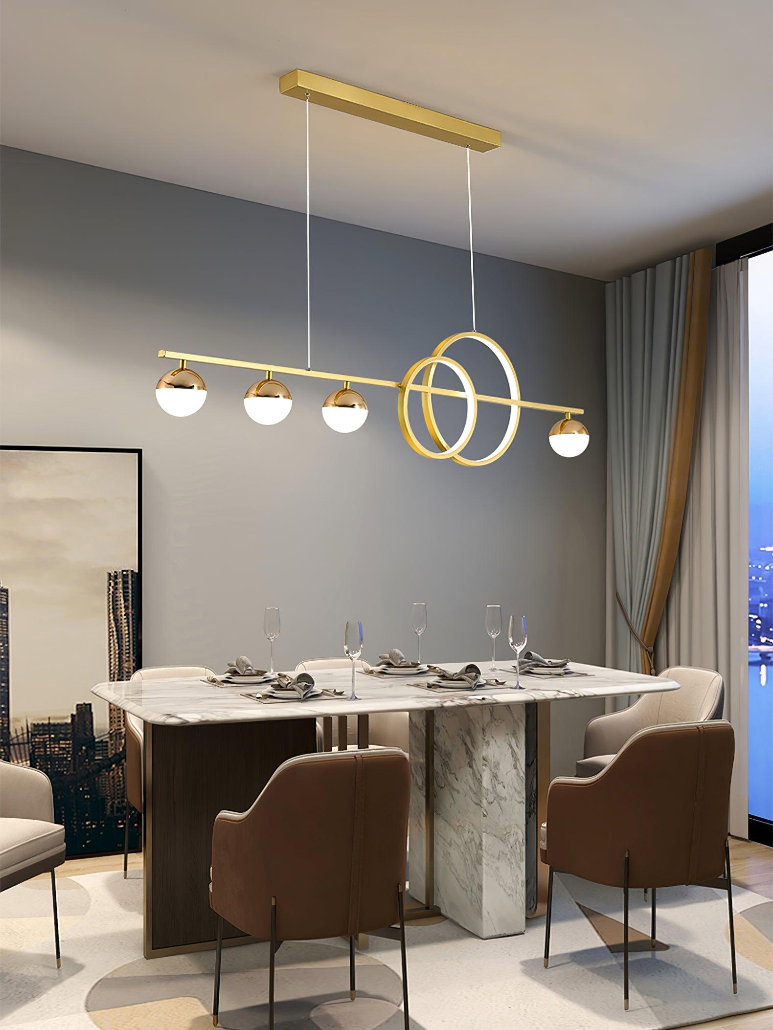 Brooklyn Double Circle Chandelier - Letslighting