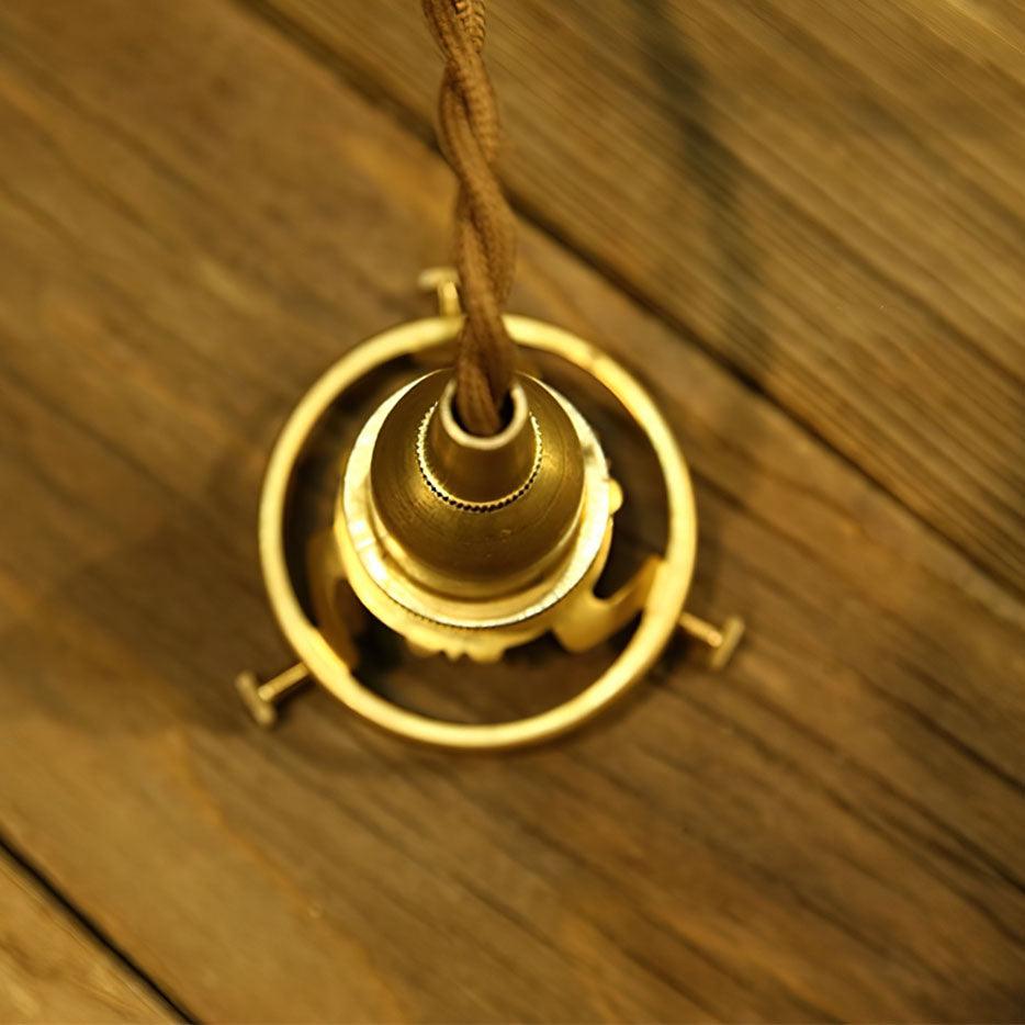 Amber Glass Pendant Light - Letslighting