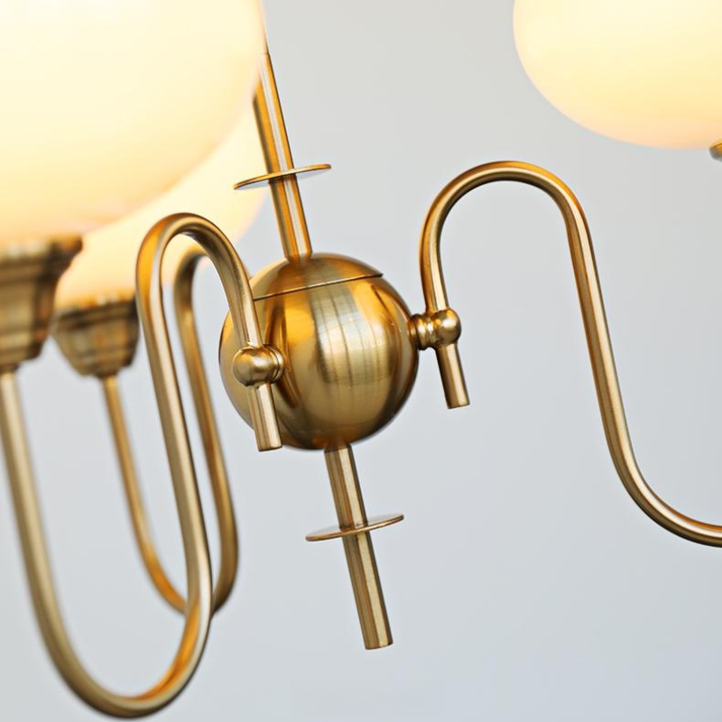 Arisha Vintage LED Metal Vidrio Lámpara Colgante Salón Dormitorio