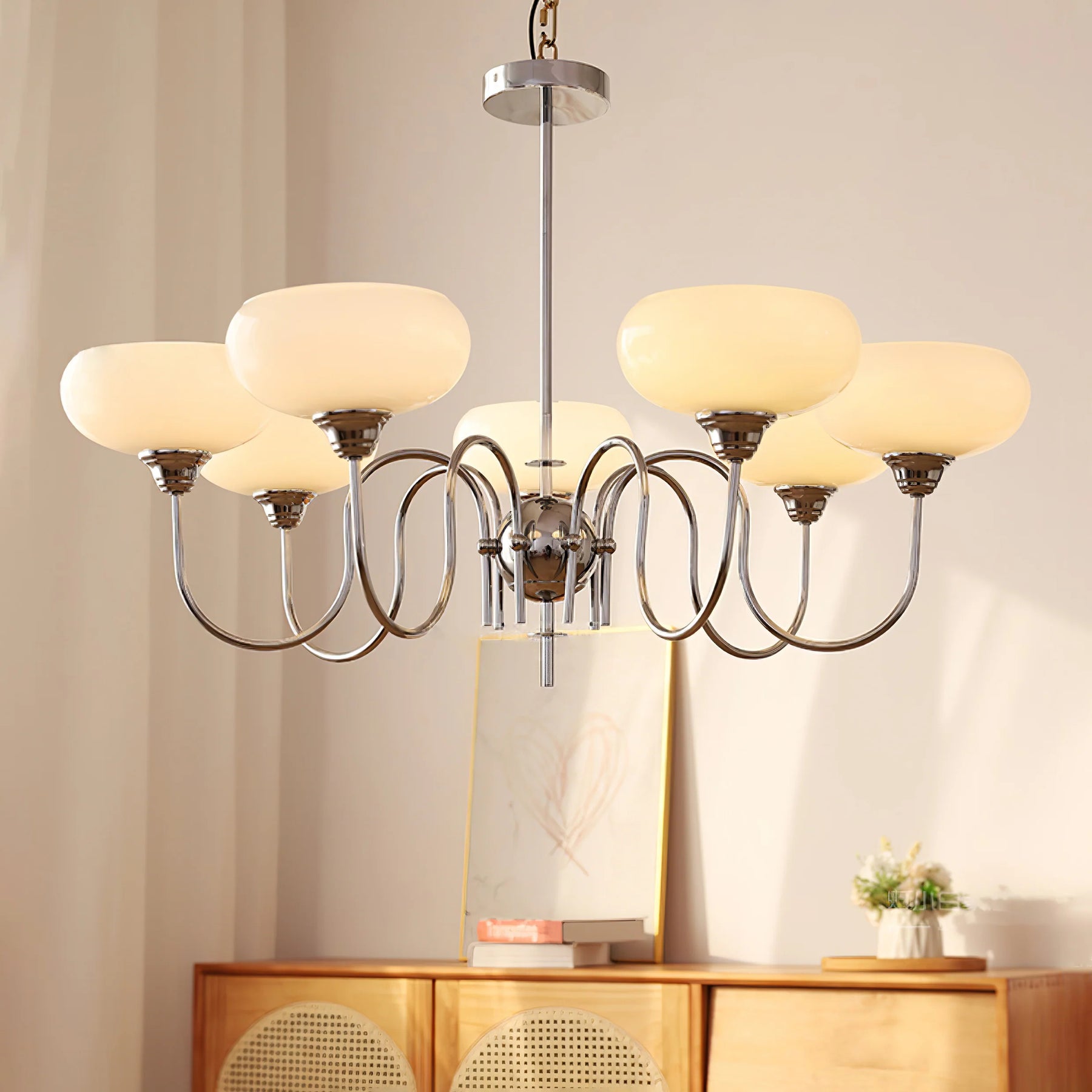 Arisha Vintage LED Metal Vidrio Lámpara Colgante Salón Dormitorio