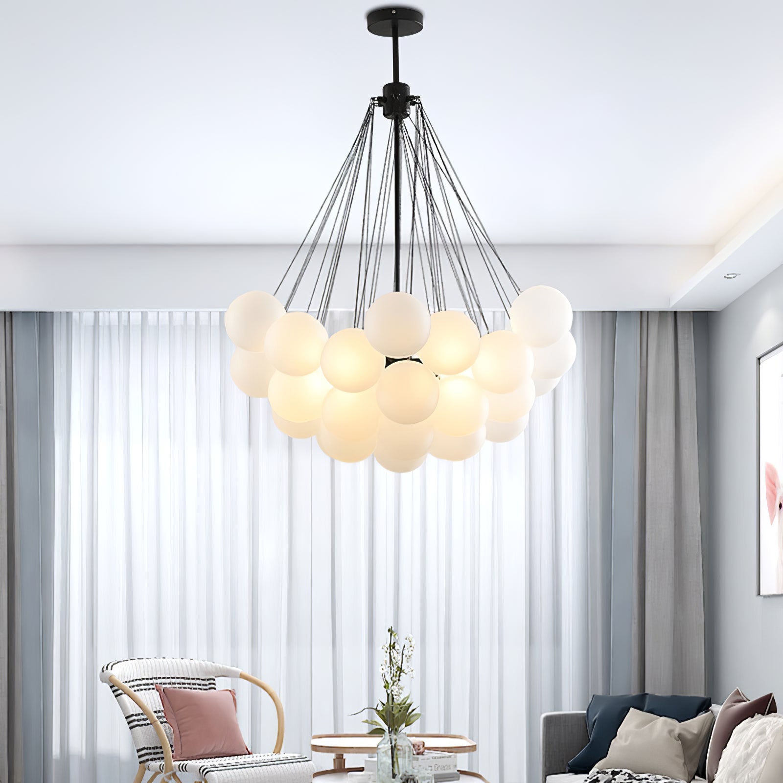 Bubble Chandelier - Letslighting