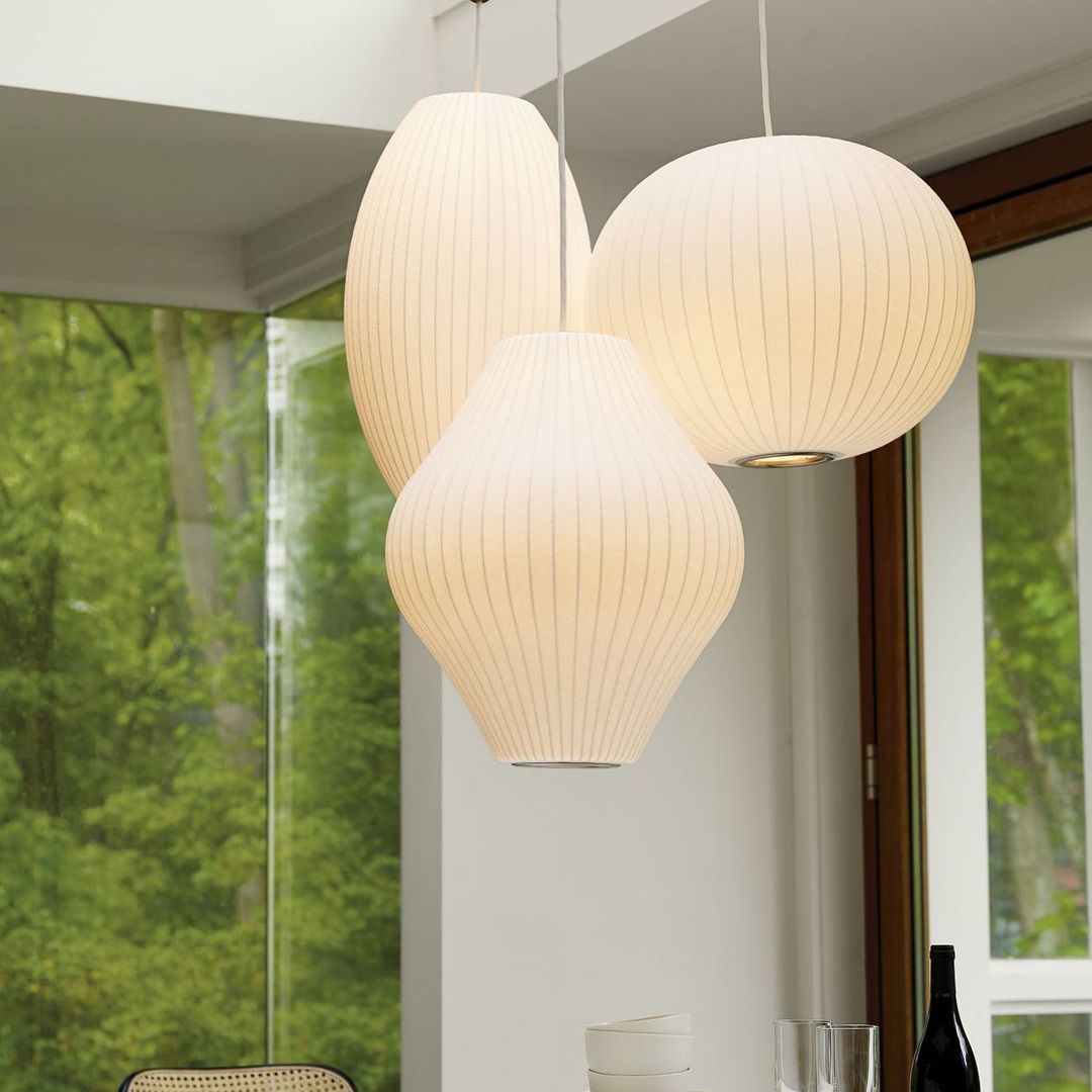 Bubble Mulberry Silk Pendant Lamp - Letslighting