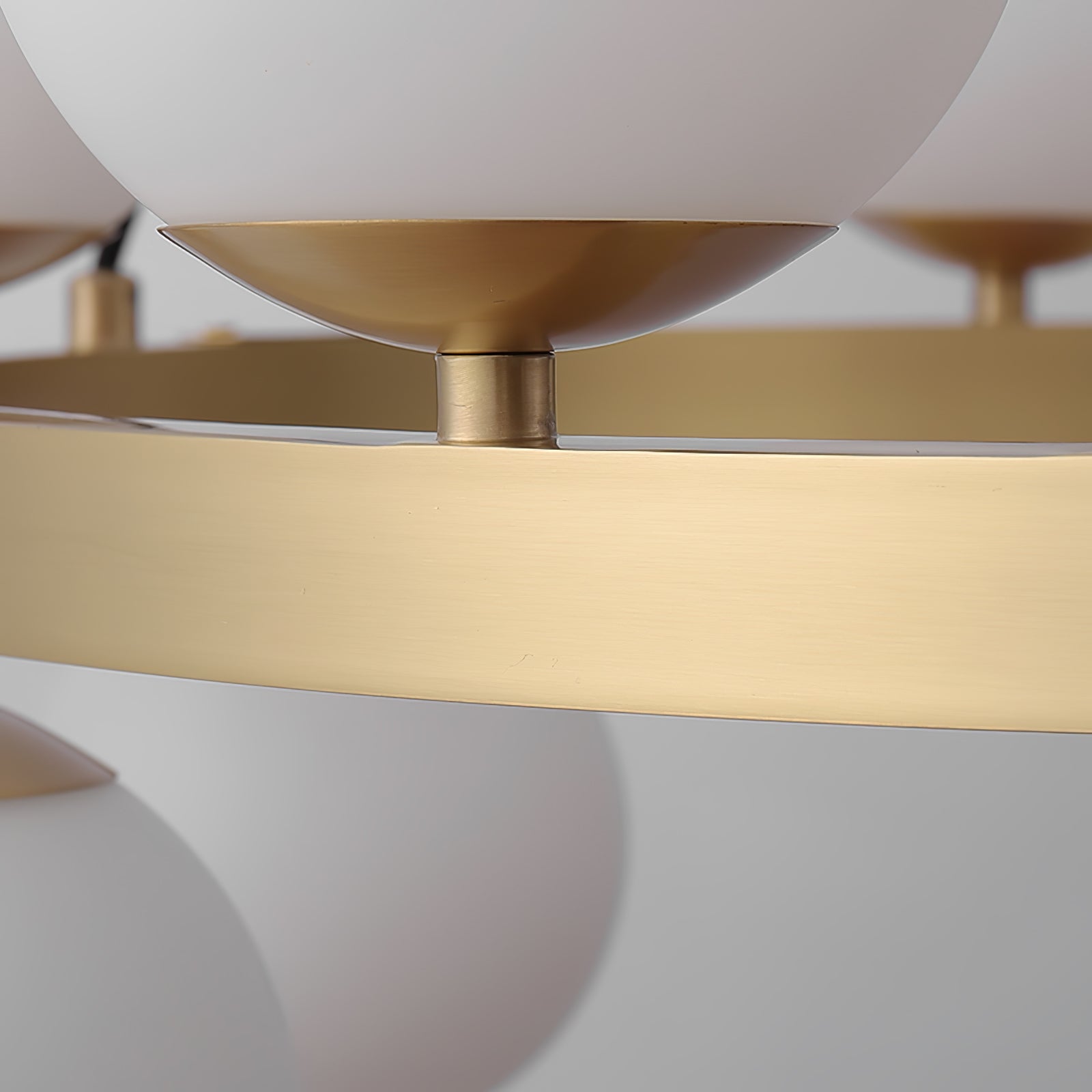 Bubbles Brass Ring Chandelier - Letslighting
