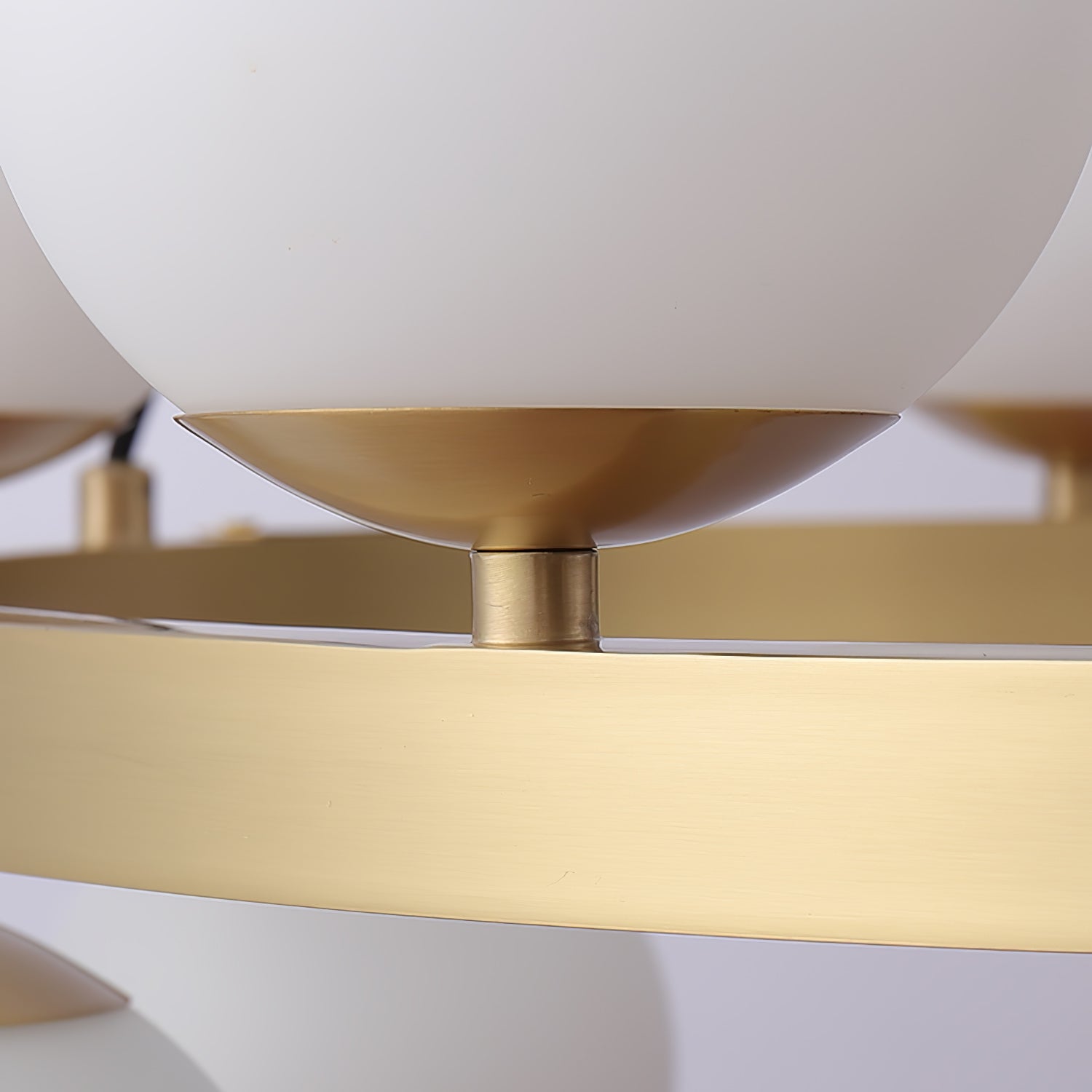 Bubbles Brass Ring Chandelier - Letslighting