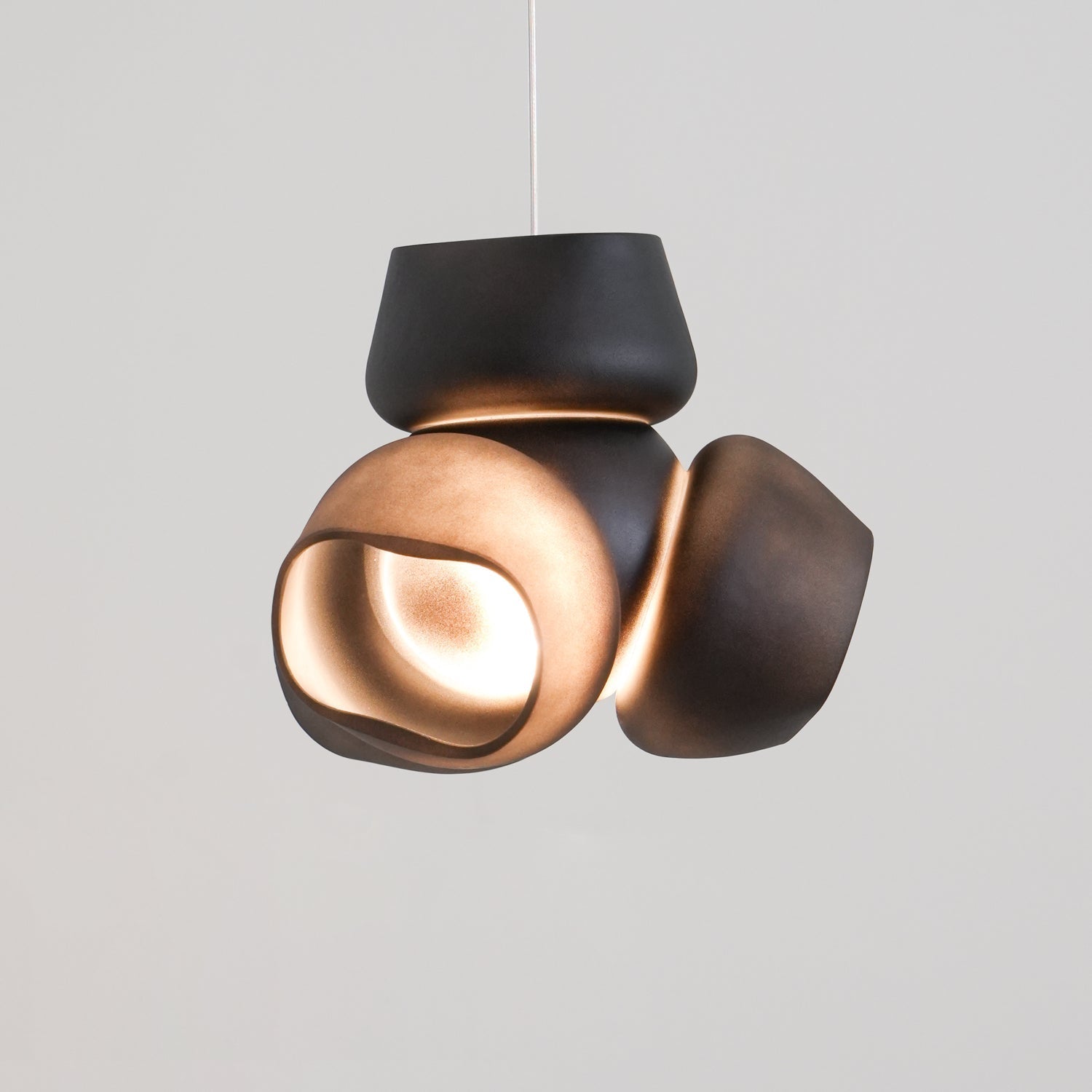 Zamarir Bubbles Cluster Metal Glass Pendant Light - Letslighting