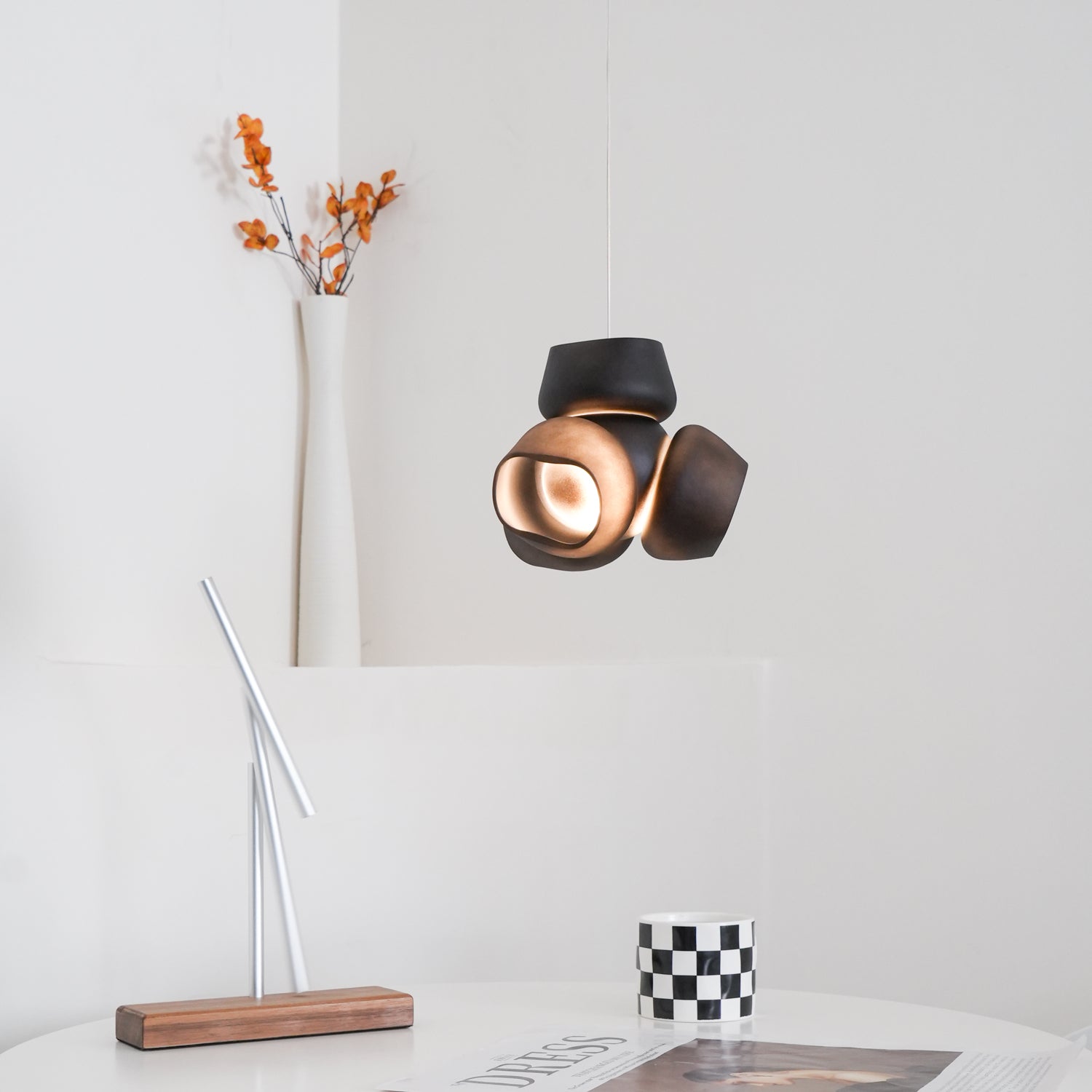 Zamarir Bubbles Cluster Metal Glass Pendant Light - Letslighting