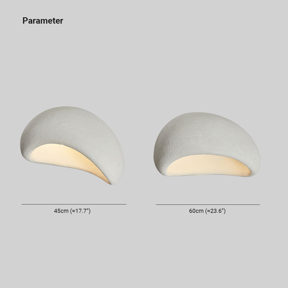 Avi Moderno LED Lámpara de Techo Blanco/Gris Dormitorio/Pasillo Resina