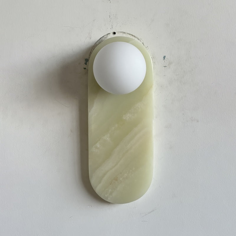 Syraeia Modern Minimalist Marble Jade Wall Lamp - Lamp Copper