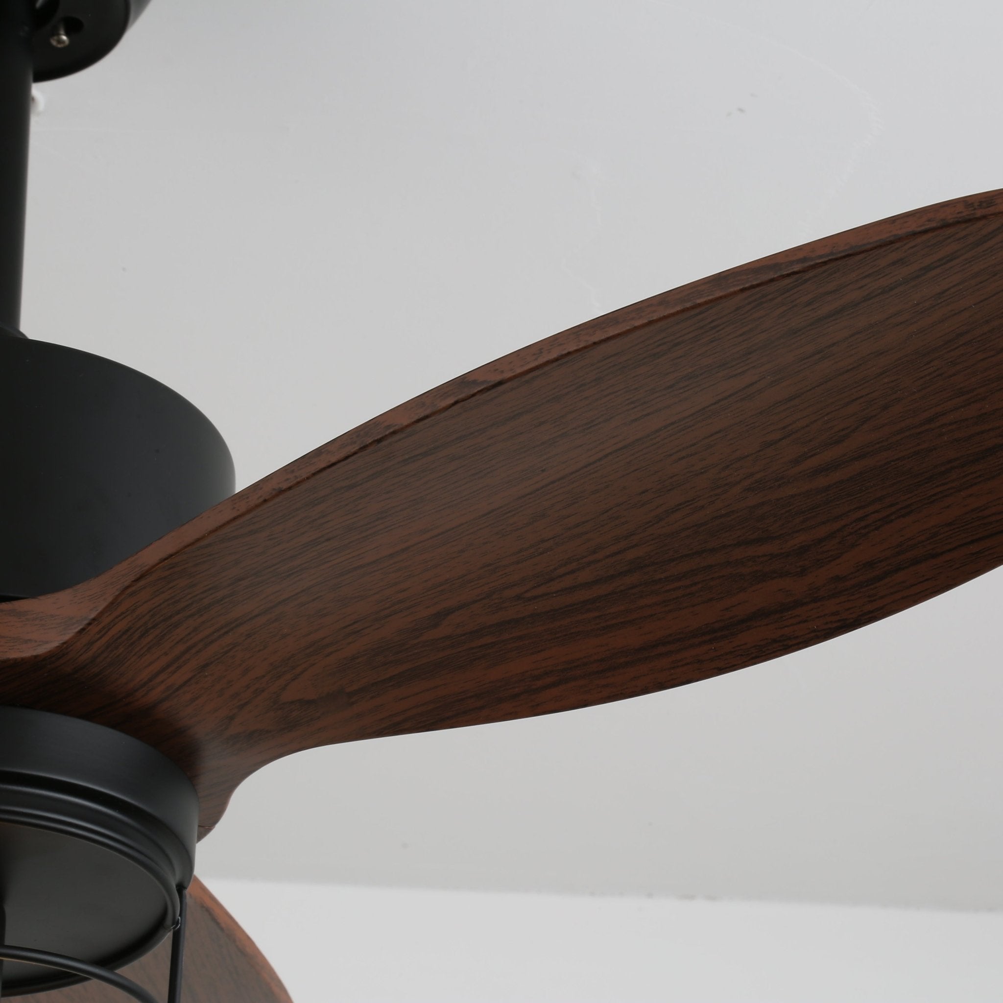 Ventilador de Techo Industrial de Madera Brisora con Luz, con bombilla LED iluminada