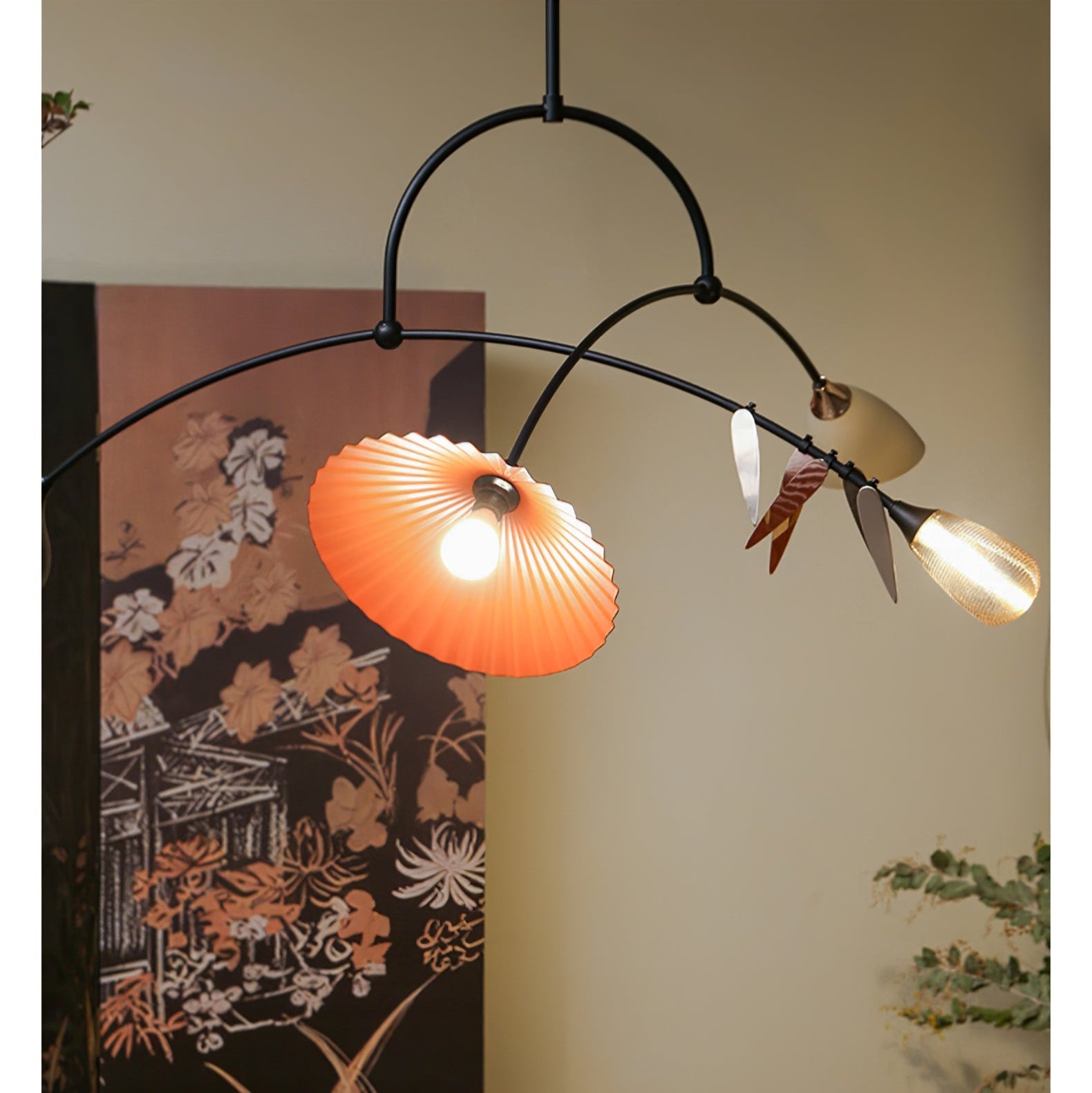 FloraCurv Glass Artisan Pendant Light - Letslighting