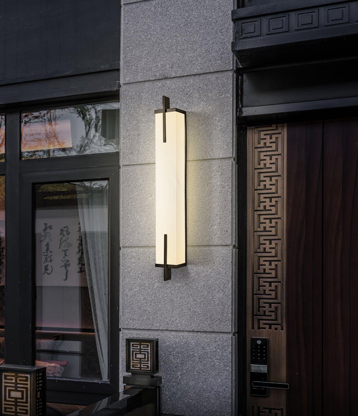 Aurcarir Rectangular Alabaster Wall Light - Letslighting