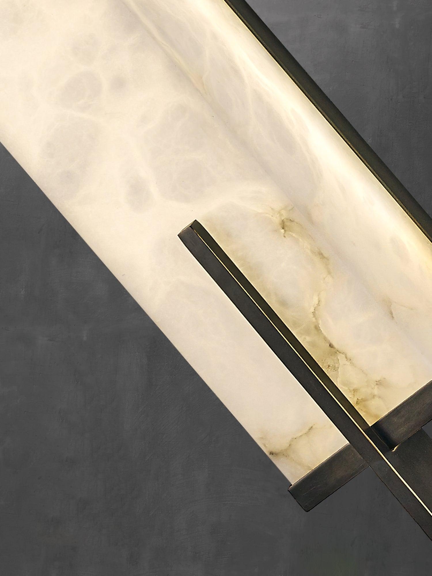 Aurcarir Rectangular Alabaster Wall Light - Letslighting