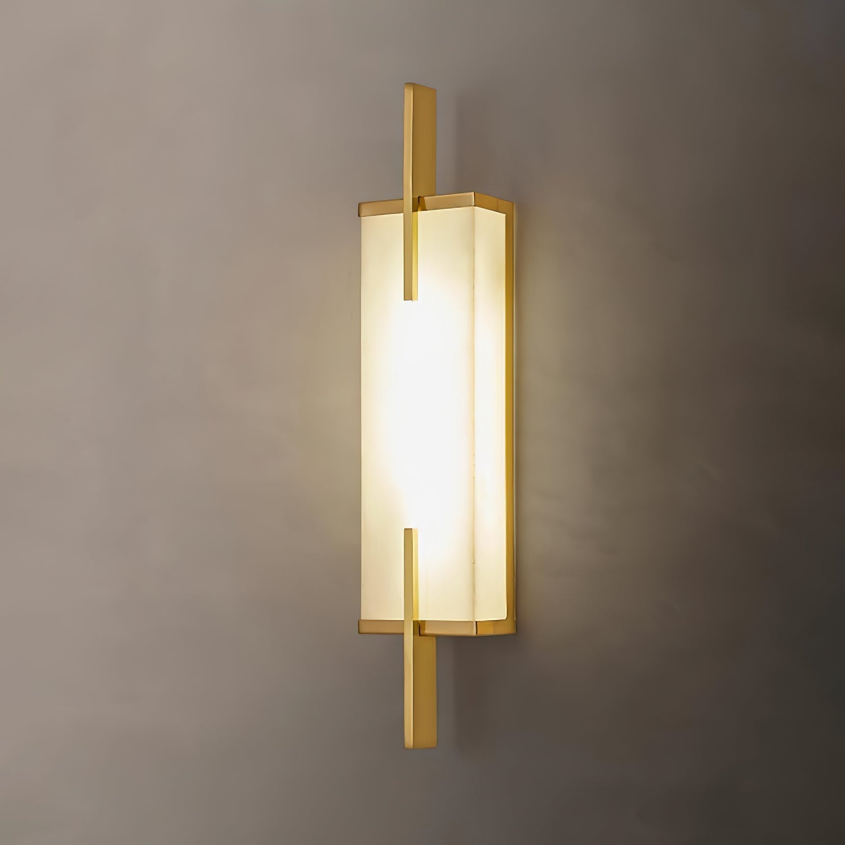 Aurcarir Rectangular Alabaster Wall Light - Letslighting