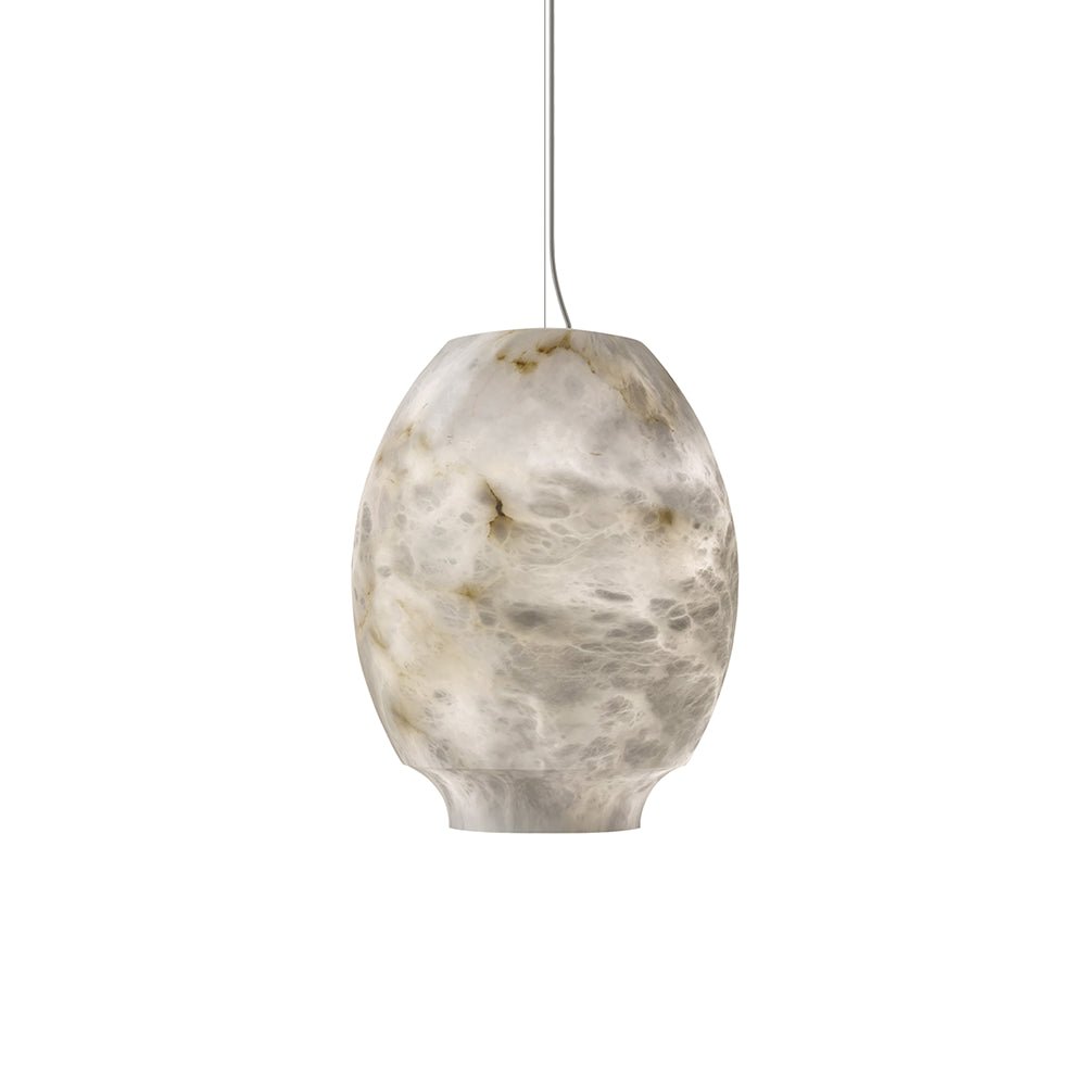 Thalia Minimalist Alabaster Pendant Light - Letslighting