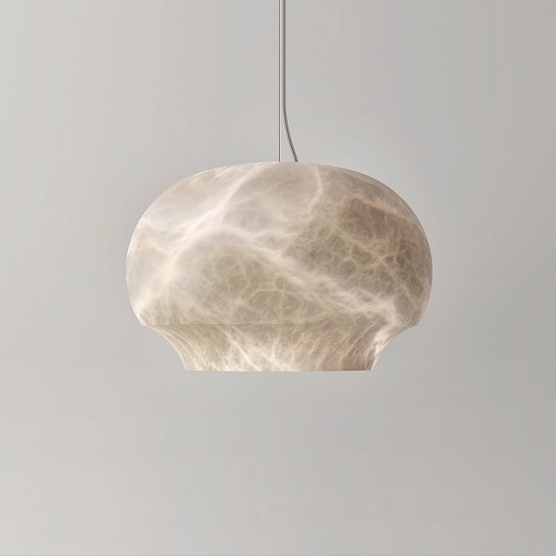 Thalia Minimalist Alabaster Pendant Light - Letslighting