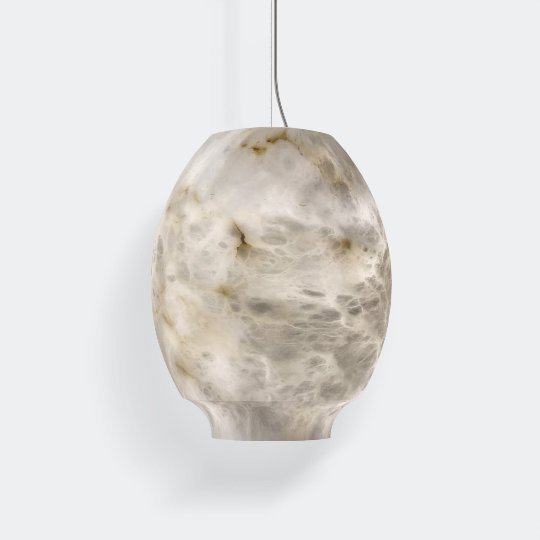 Thalia Minimalist Alabaster Pendant Light - Letslighting