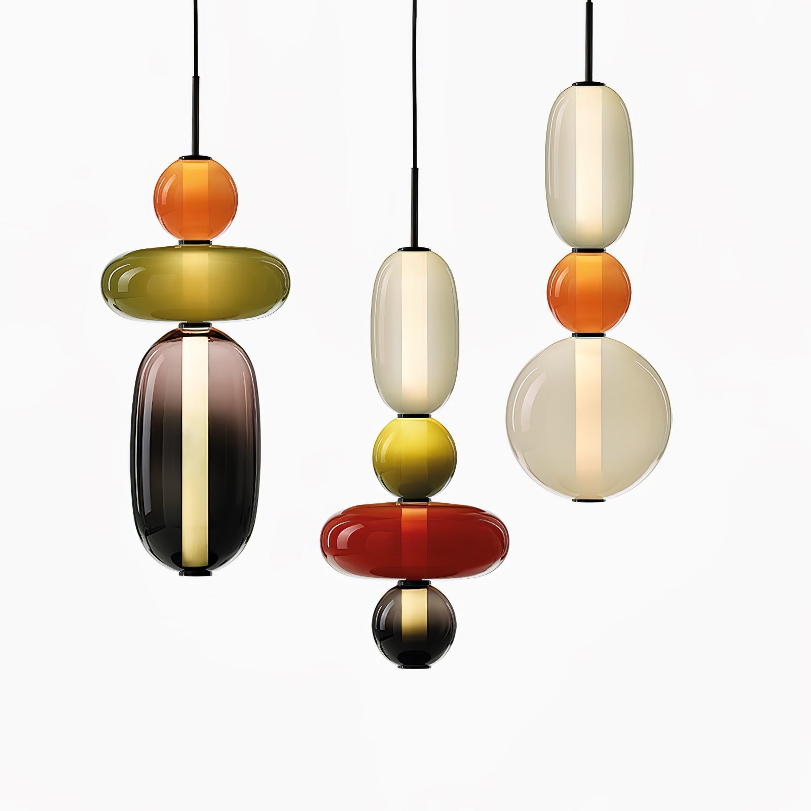 Candied Glass Combo Pendant Light - Letslighting