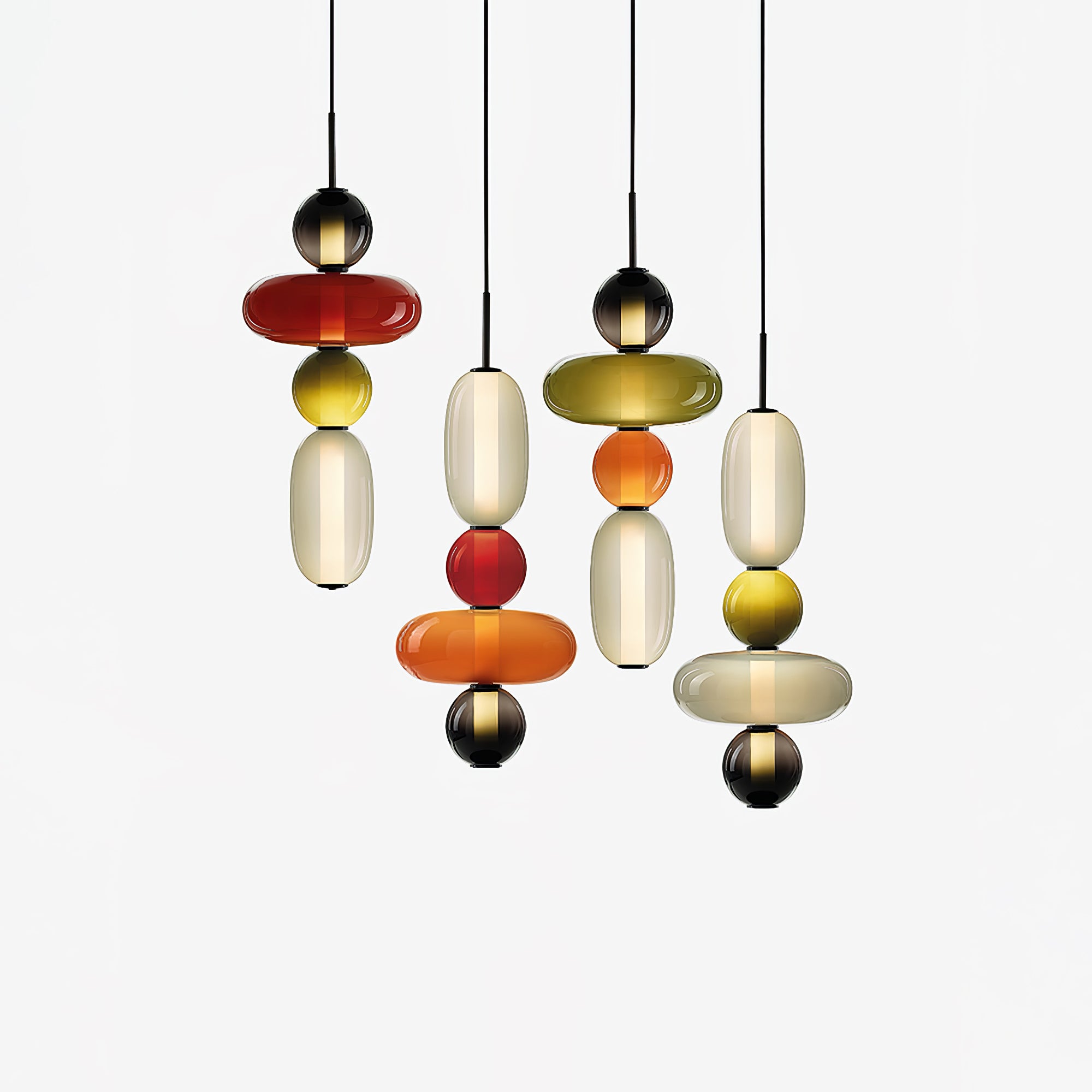 Candied Glass Combo Pendant Light - Letslighting