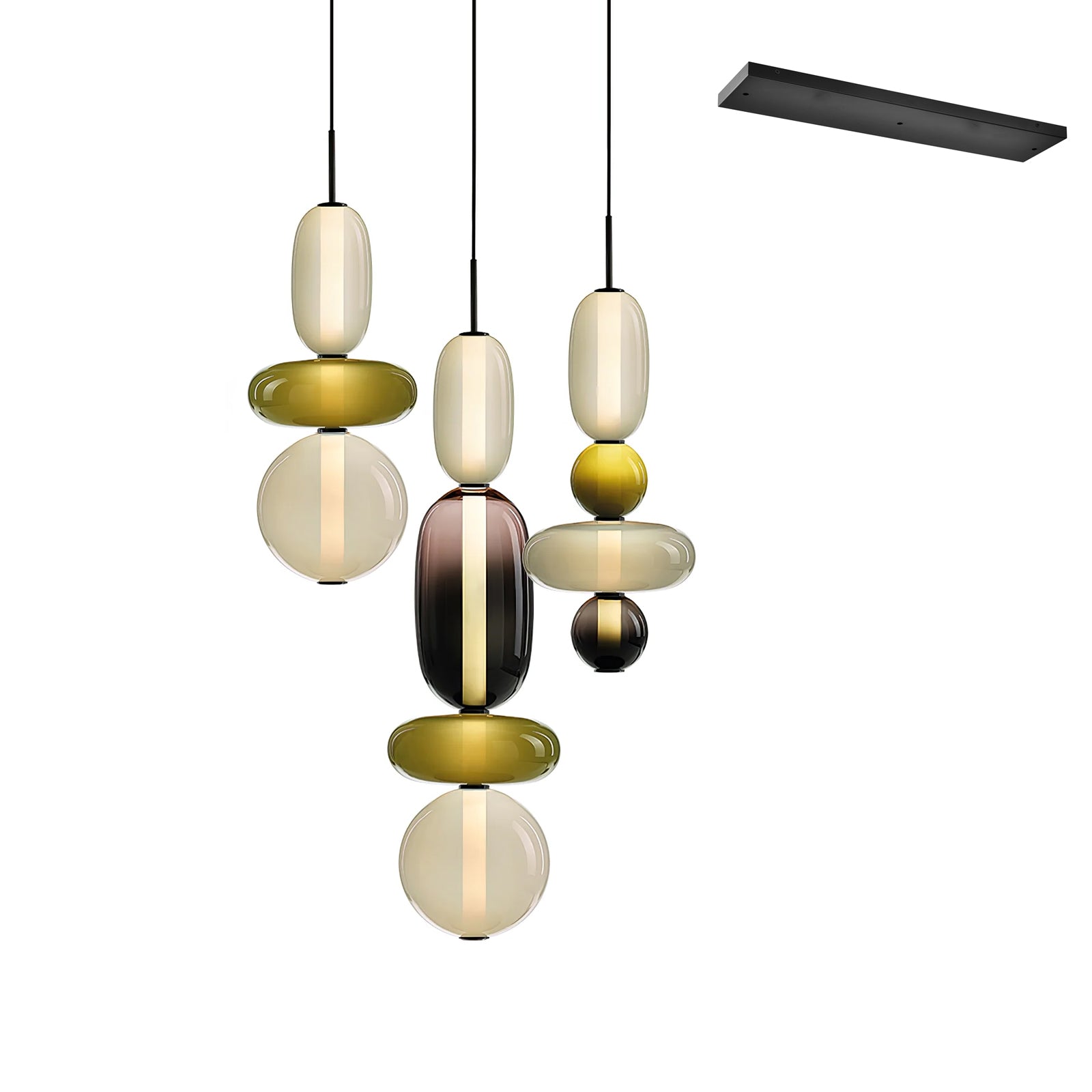 Candied Glass Combo Pendant Light - Letslighting