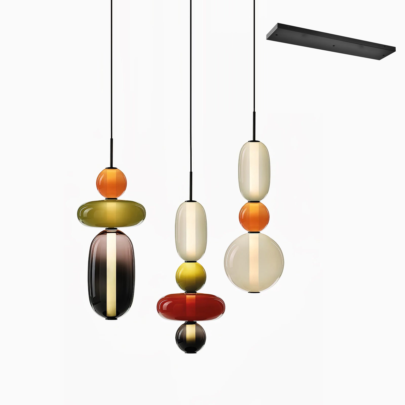 Candied Glass Combo Pendant Light - Letslighting