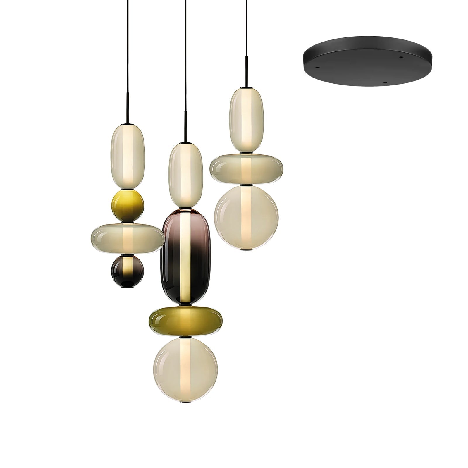 Candied Glass Combo Pendant Light - Letslighting
