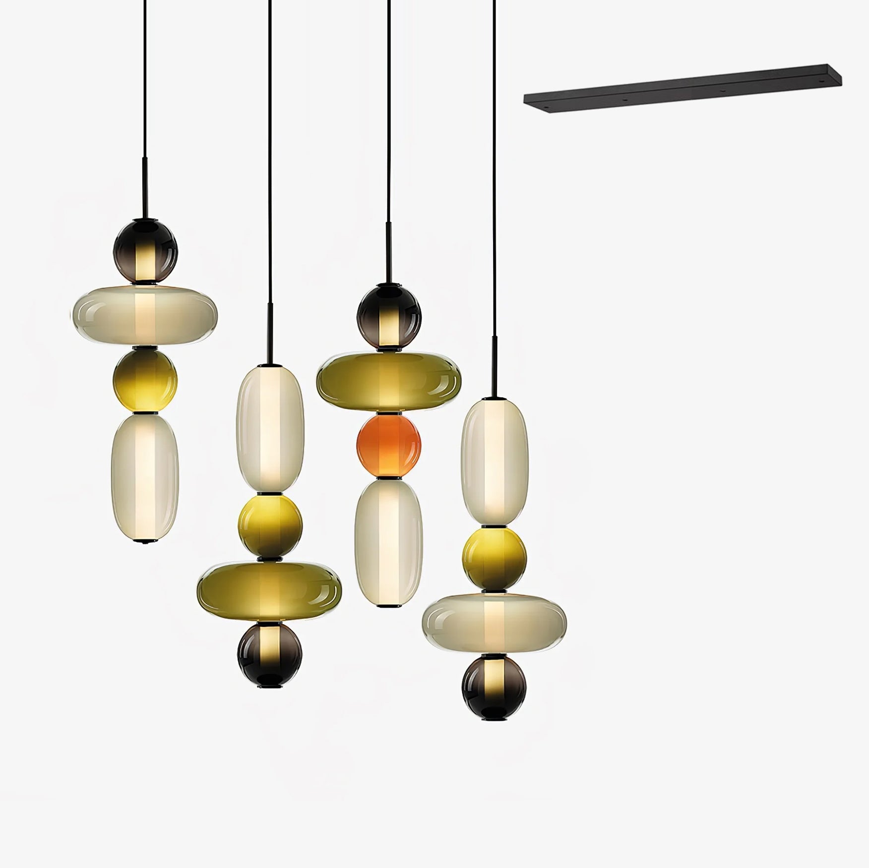 Candied Glass Combo Pendant Light - Letslighting
