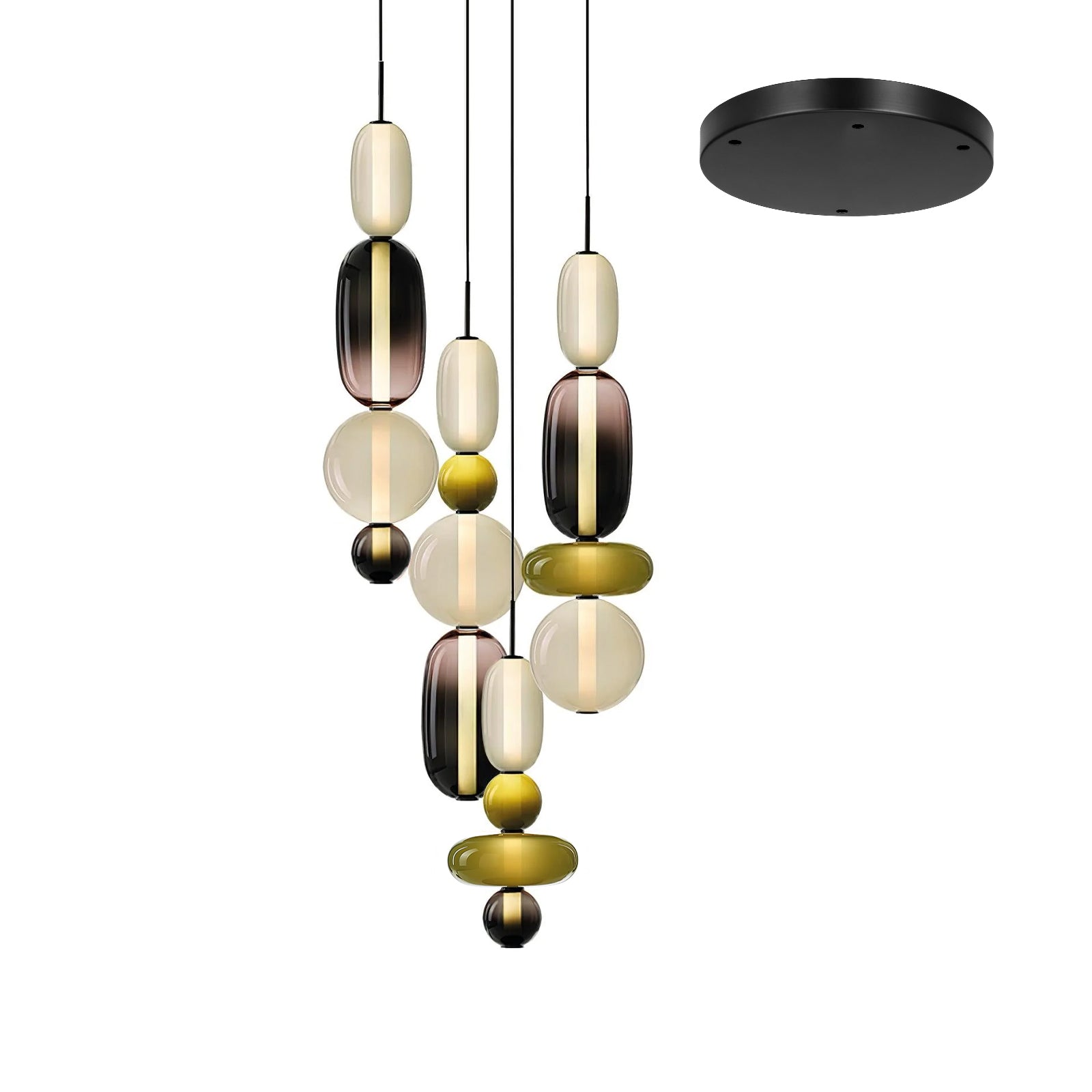 Candied Glass Combo Pendant Light - Letslighting