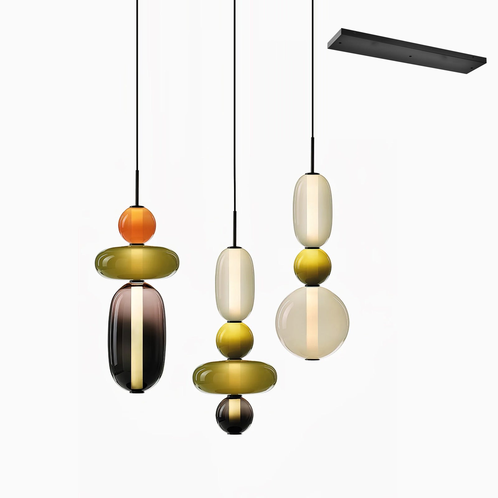 Candied Glass Combo Pendant Light - Letslighting