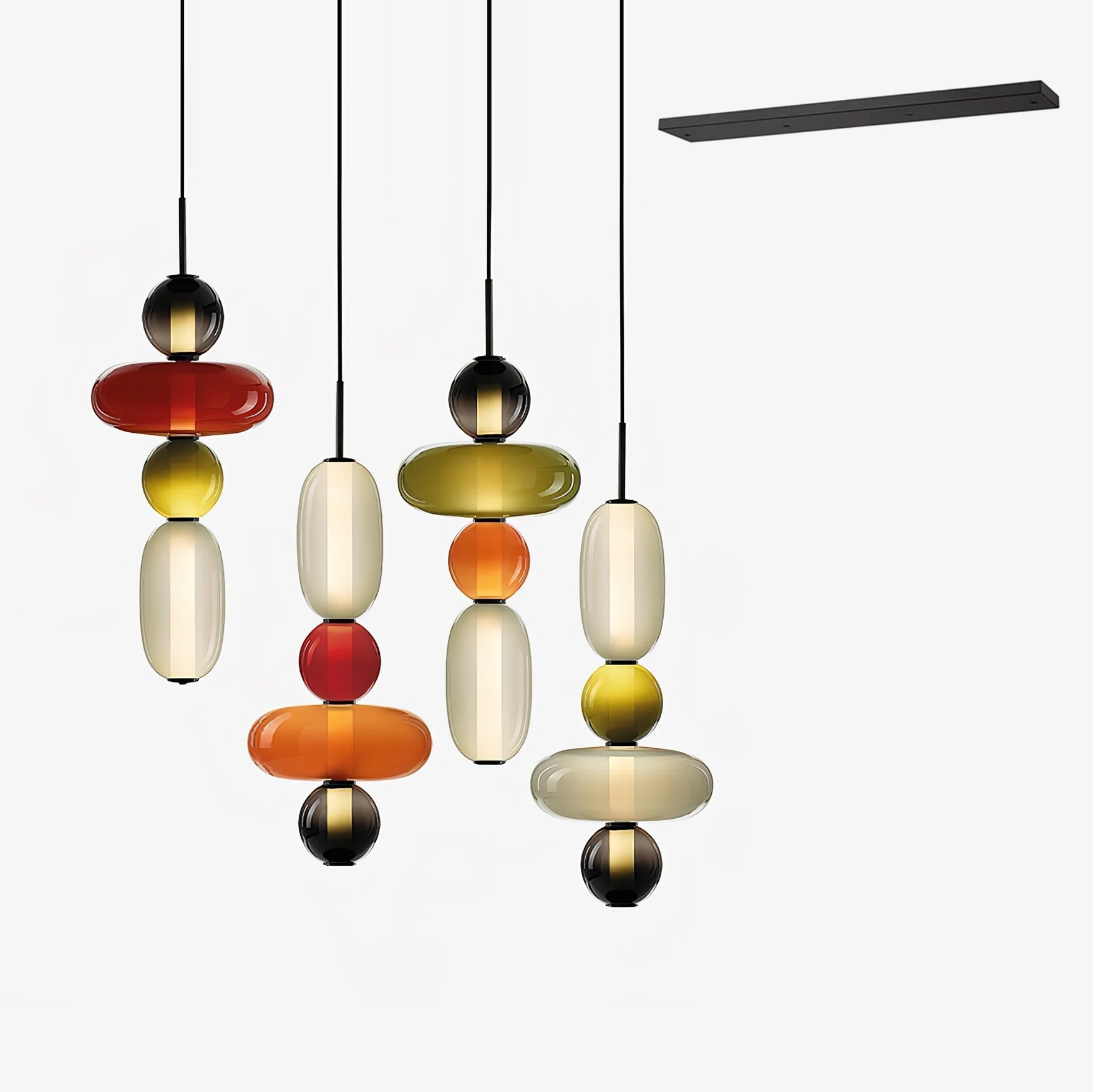 Candied Glass Combo Pendant Light - Letslighting