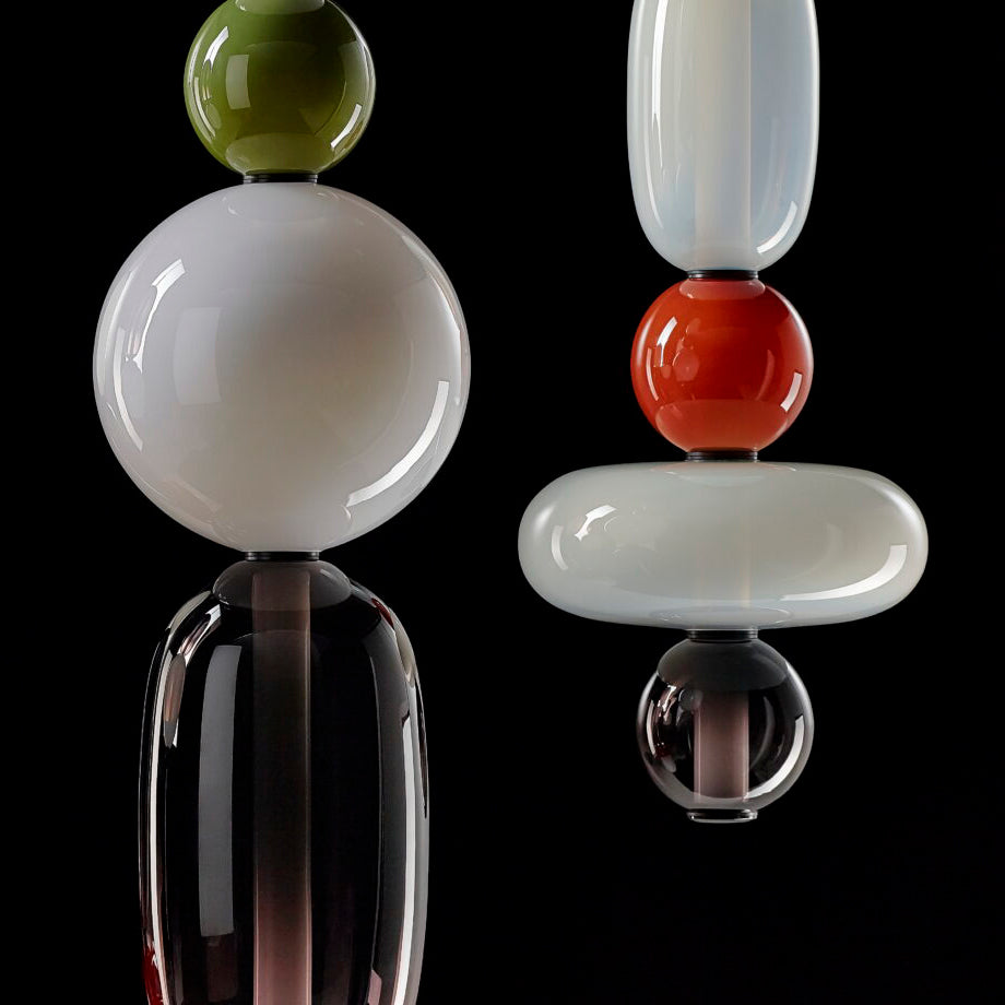 Zodore Premium Art Stained Glass Pendant Lamp - Lamp Copper