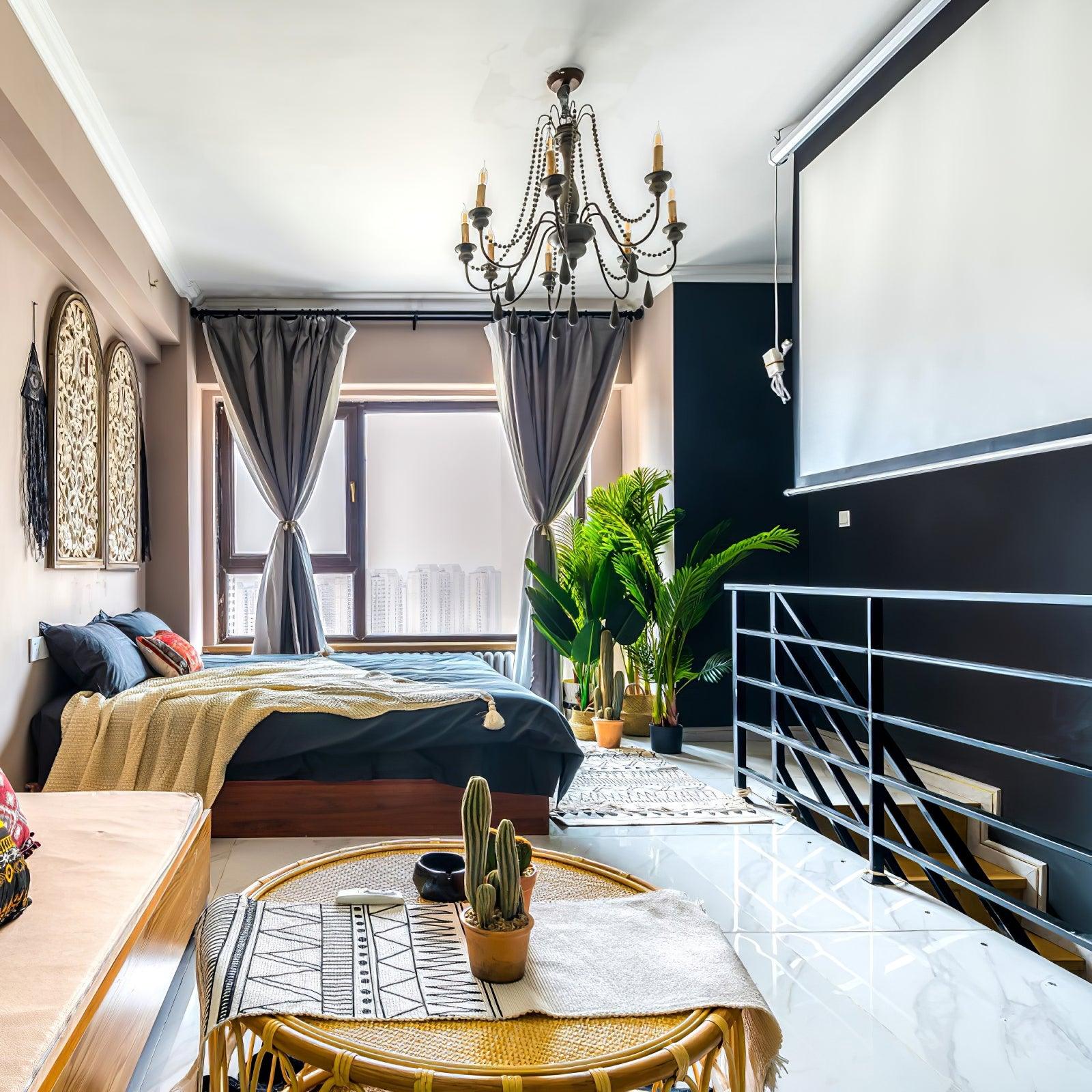 Candle Style Beaded Chandelier - Letslighting