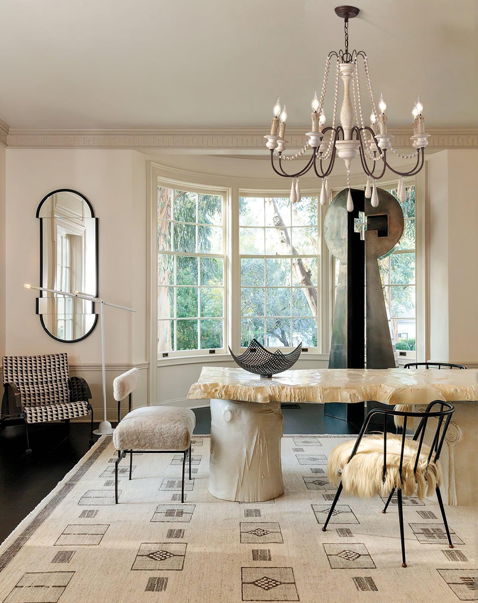 Candle Style Beaded Chandelier - Letslighting