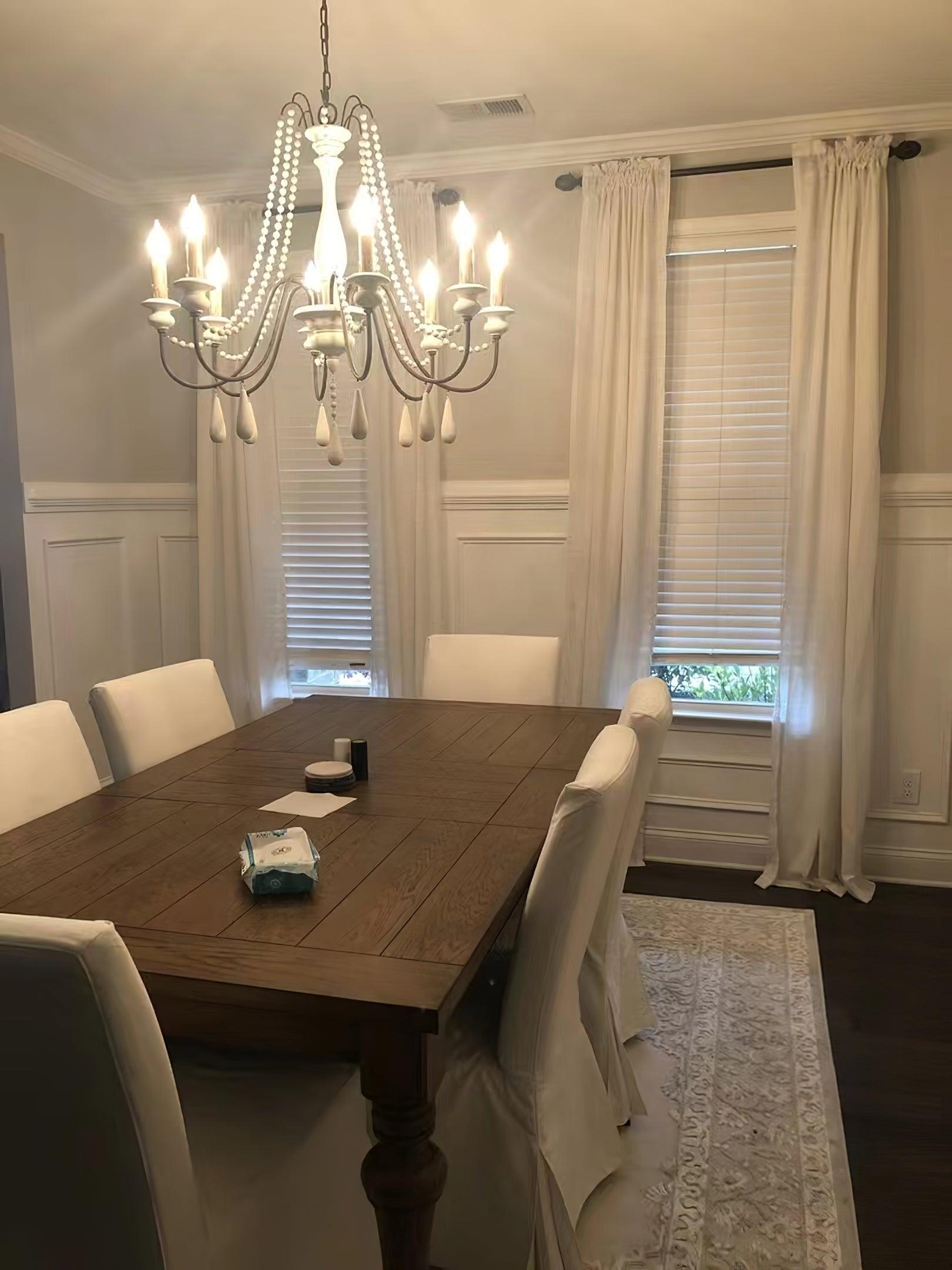 Candle Style Beaded Chandelier - Letslighting