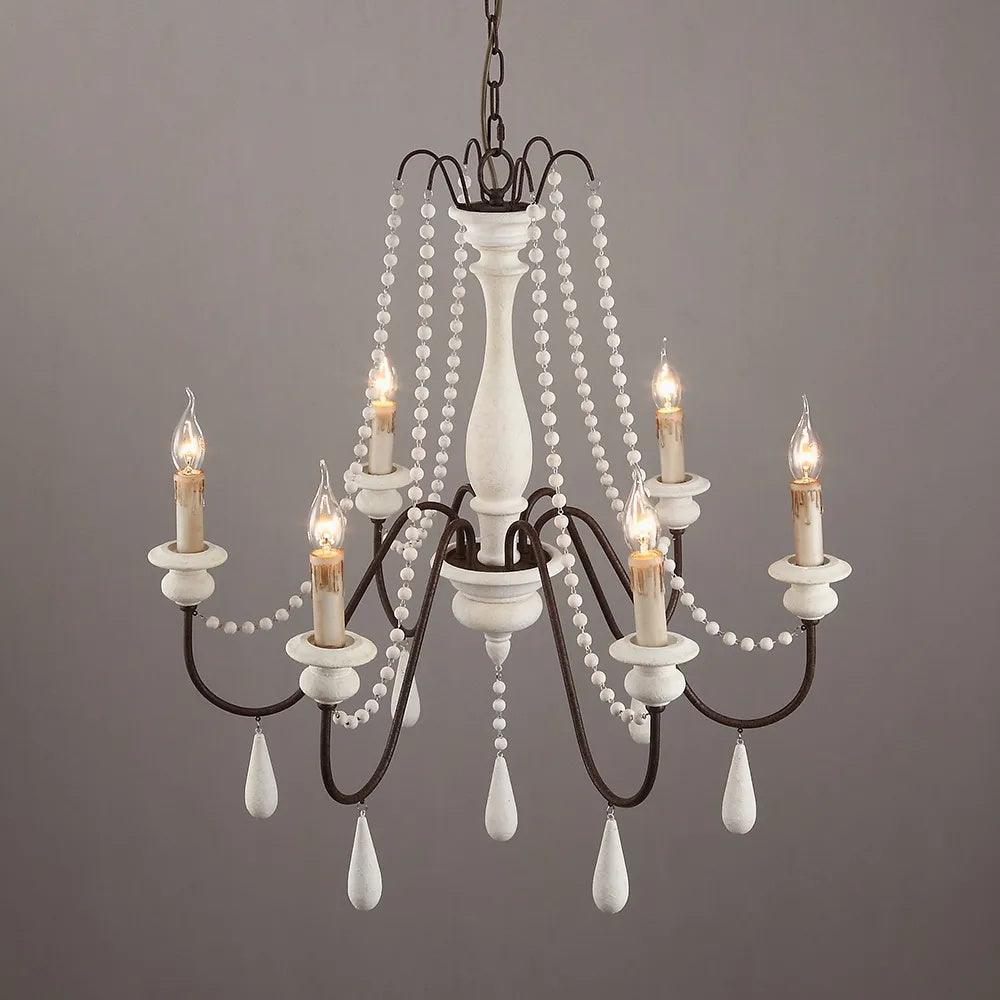 Candle Style Beaded Chandelier - Letslighting
