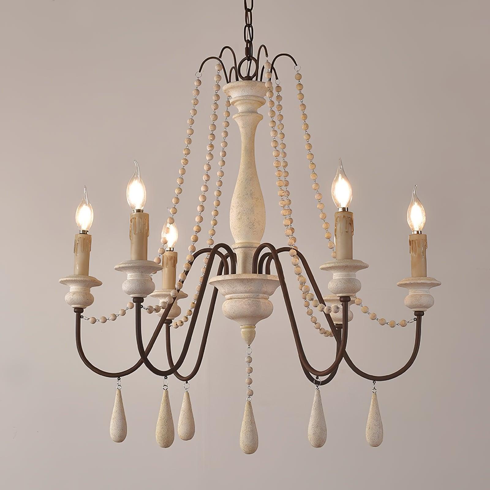 Candle Style Beaded Chandelier - Letslighting