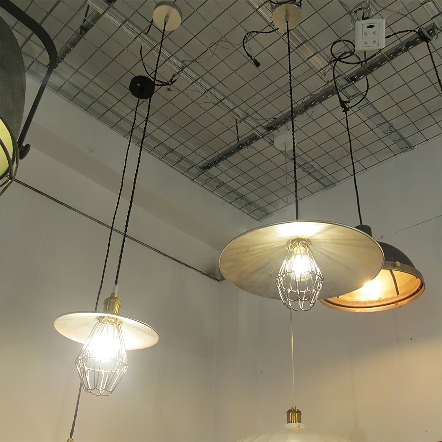 Stella Vintage Industrial Art Metal Pendant Light - Lamp Copper