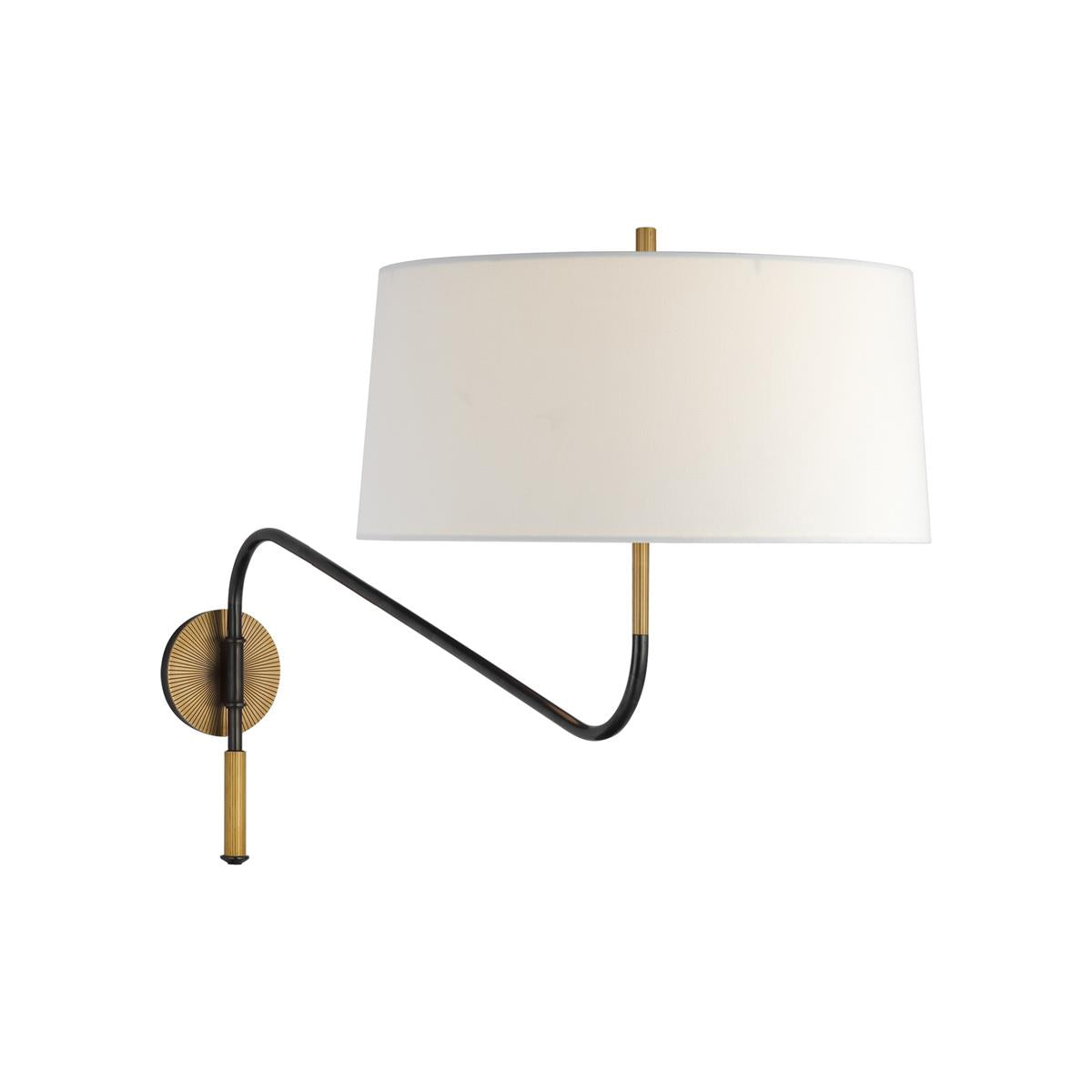 Terra Modern Minimalist Fabric Metal Sconce Wall Lamp - Lamp Copper