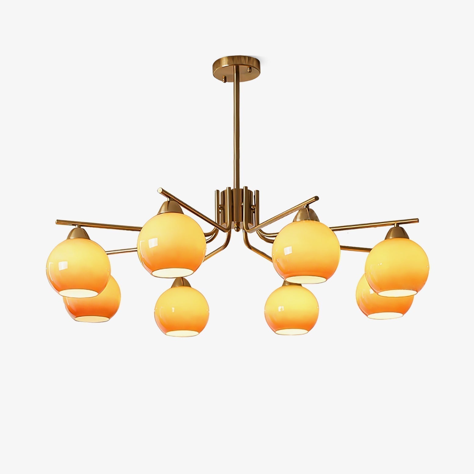 Caramel Sphere Chandelier - Letslighting