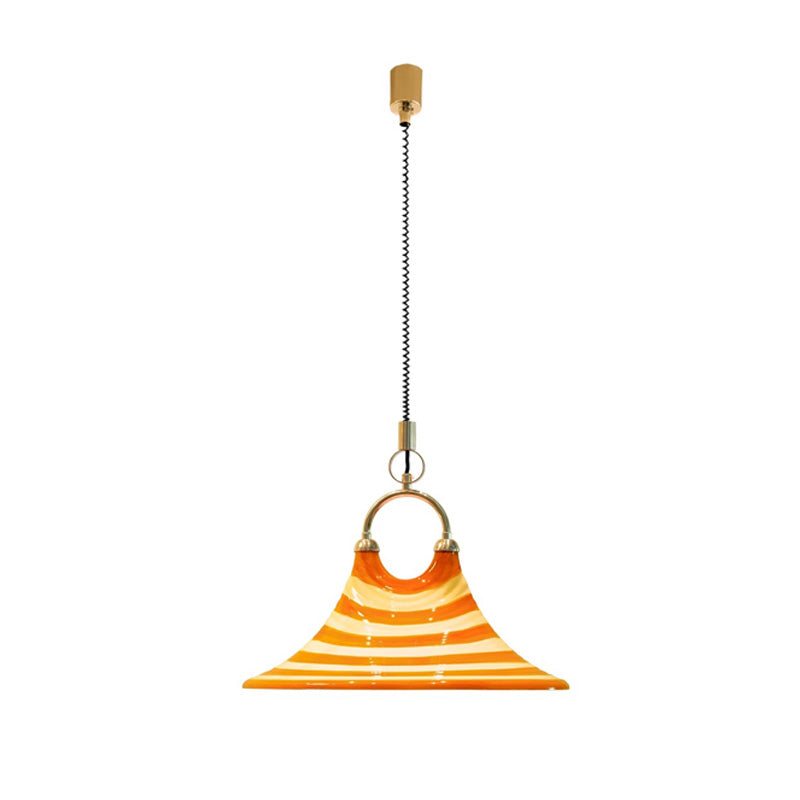 Aria Trumpet Individual Creativity Plastic Pendant Lamp - Lamp Copper